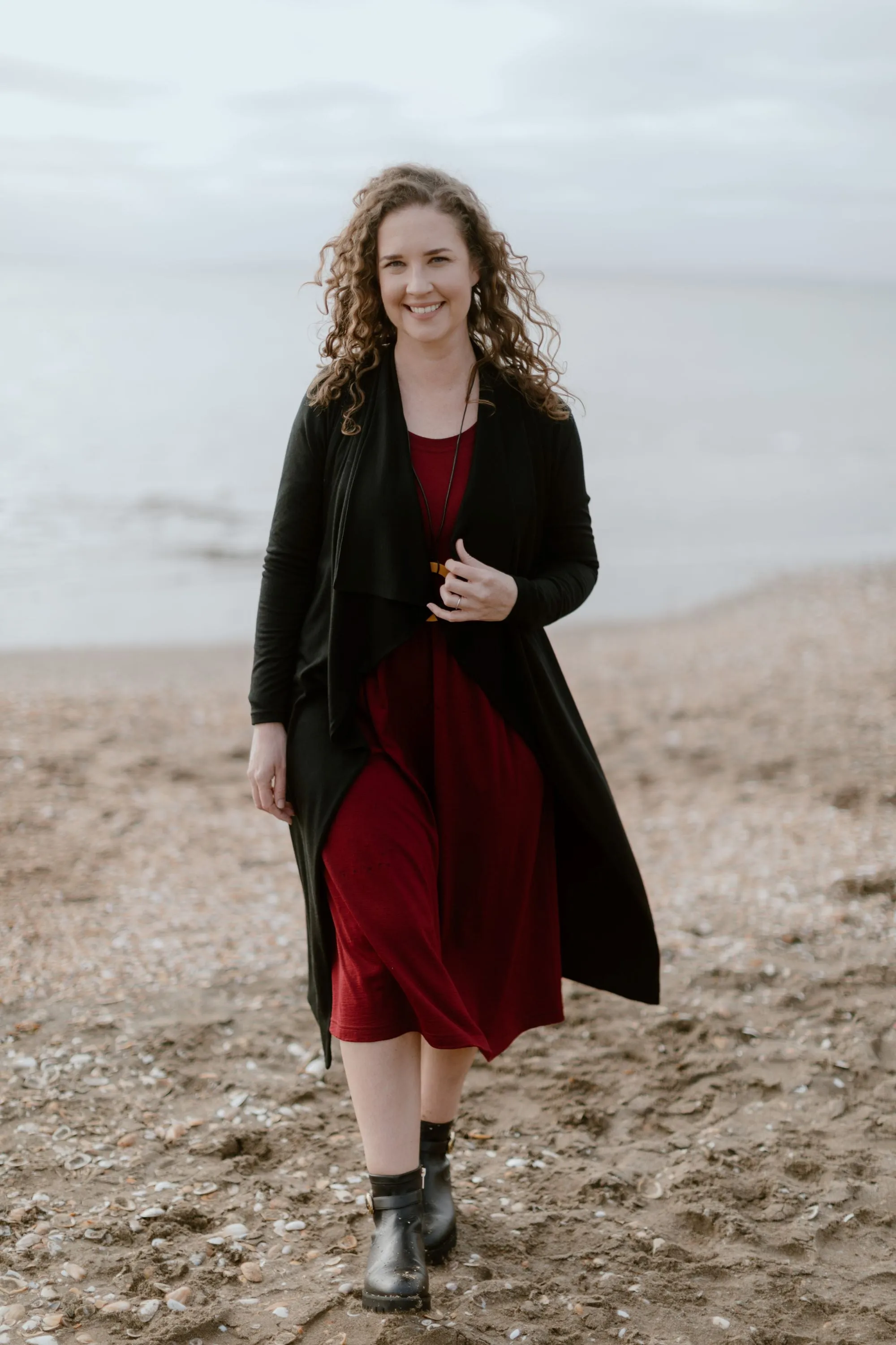 Cashews - CRDY100/F1 Merino Drapped Cardi Tailored Silhouette