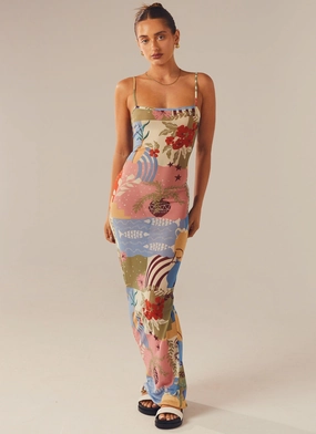 Movement Friendly Wanderlust Maxi Dress - Fantasy Muse