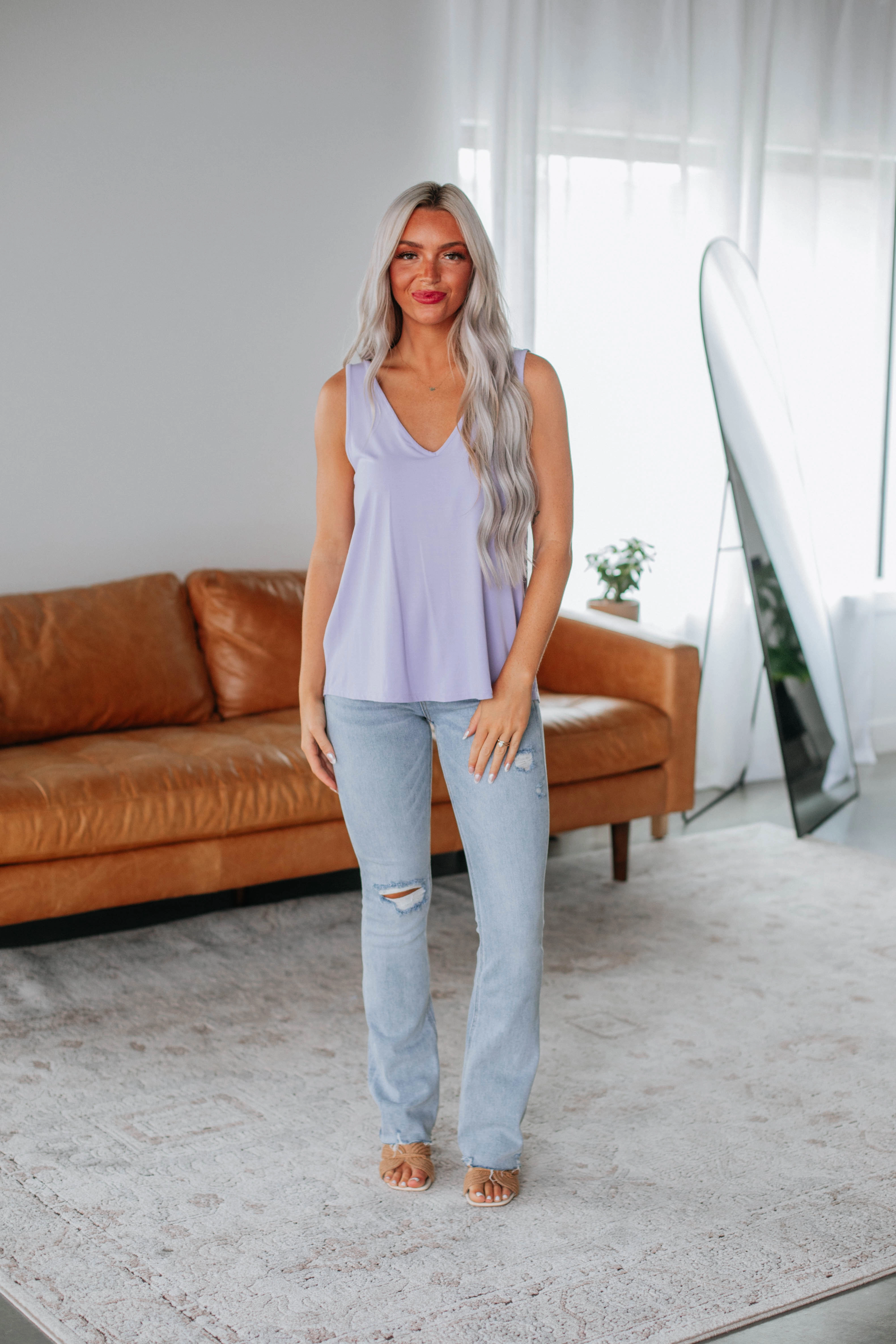Urban Flexible Linley Basic Tank - Pale Lavender