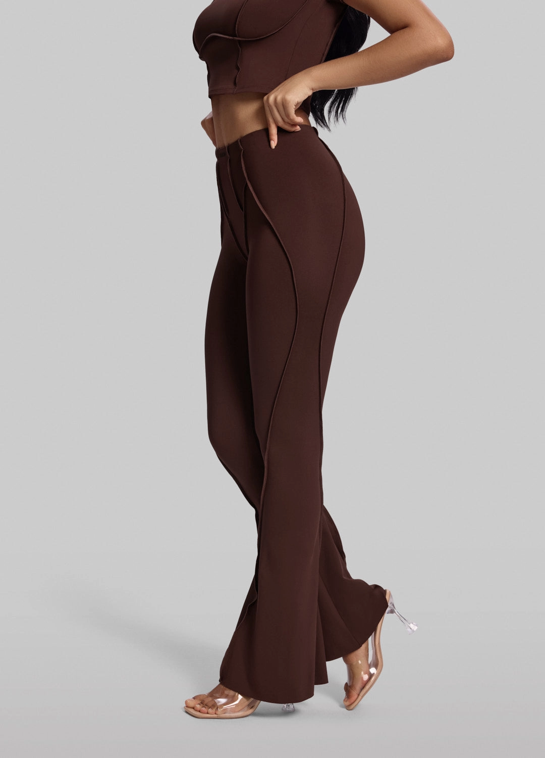 Casual Layers Longline Flare Leggings