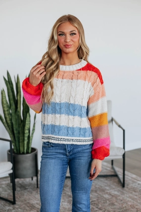 Lost Without Hue Sweater Zero Waste Manufacturing