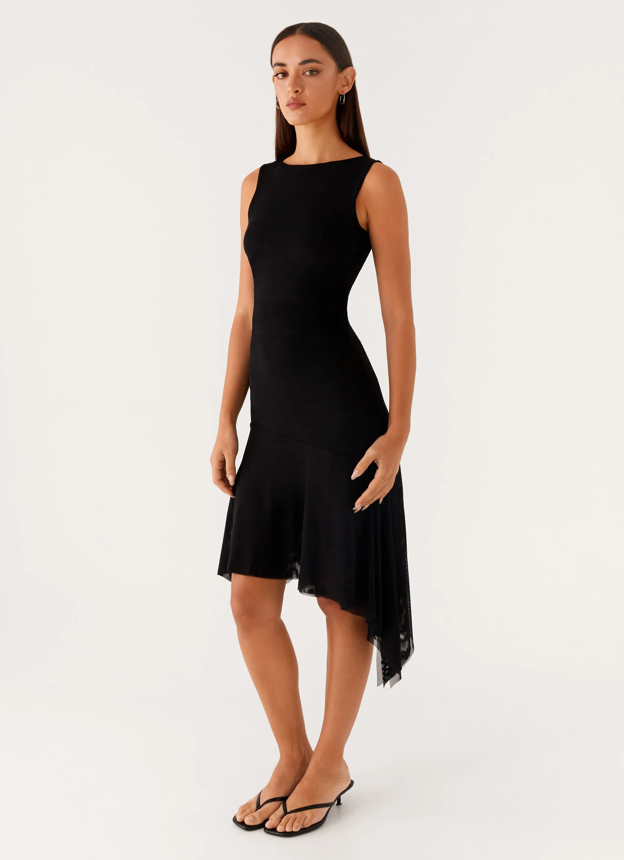 All Purpose Winona Midi Dress - Black
