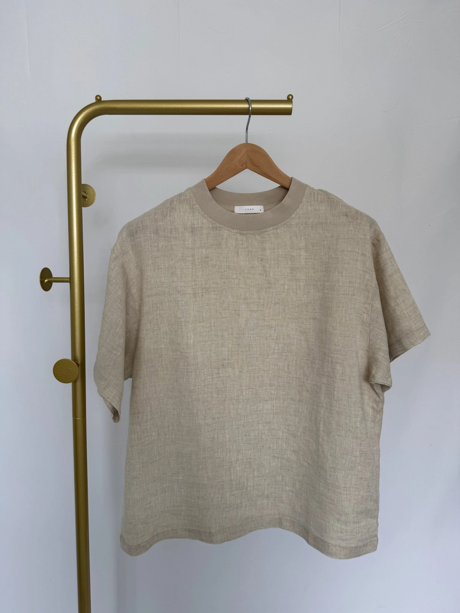 RHODES Linen Tee Simple and Cozy