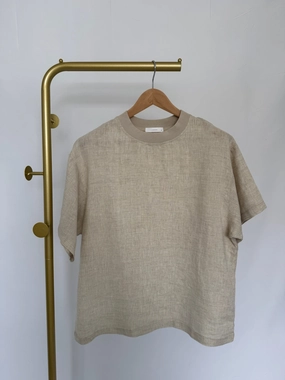 RHODES Linen Tee Simple and Cozy