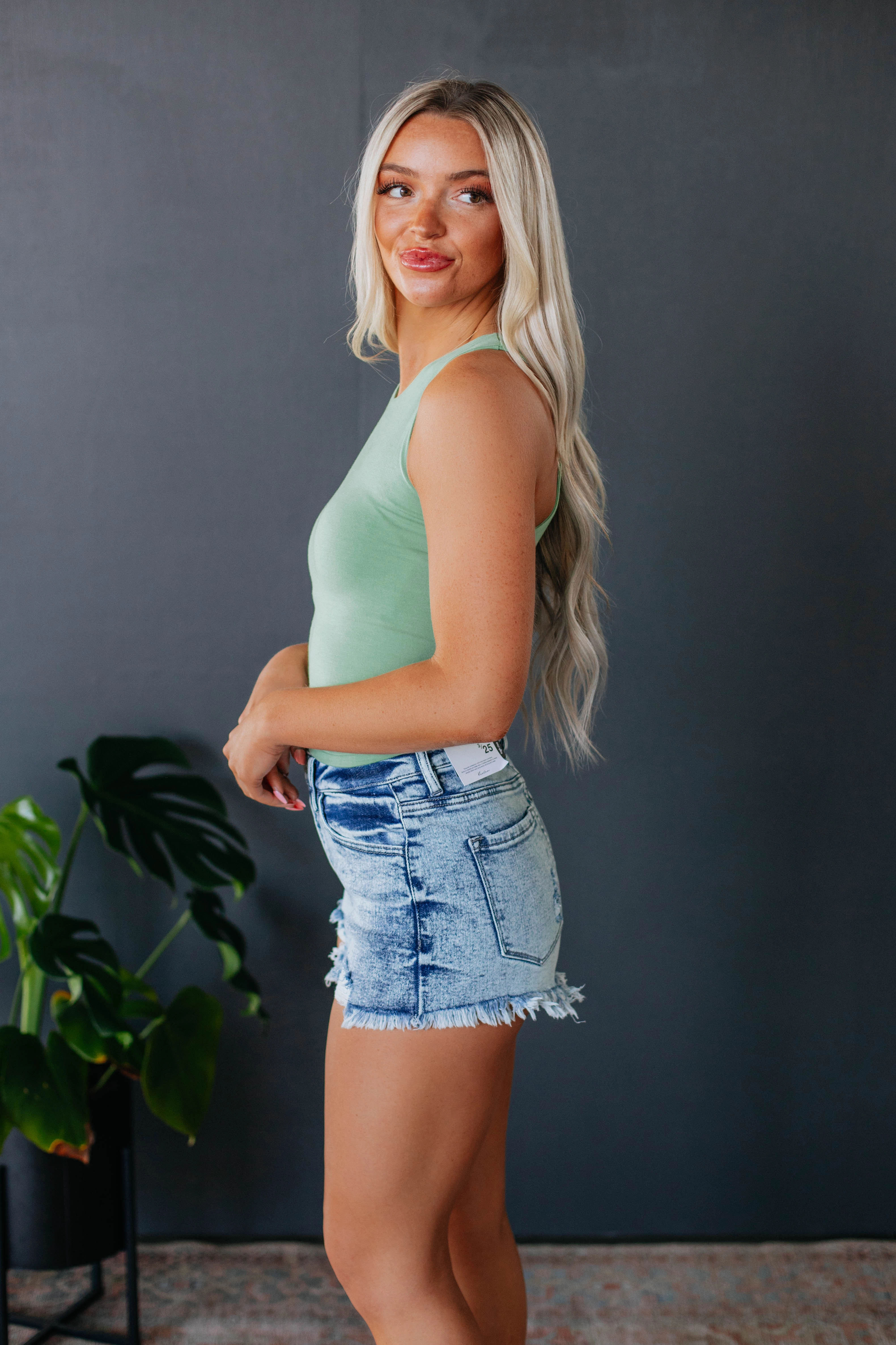 Demi Basic Tank - Pear anti - slip