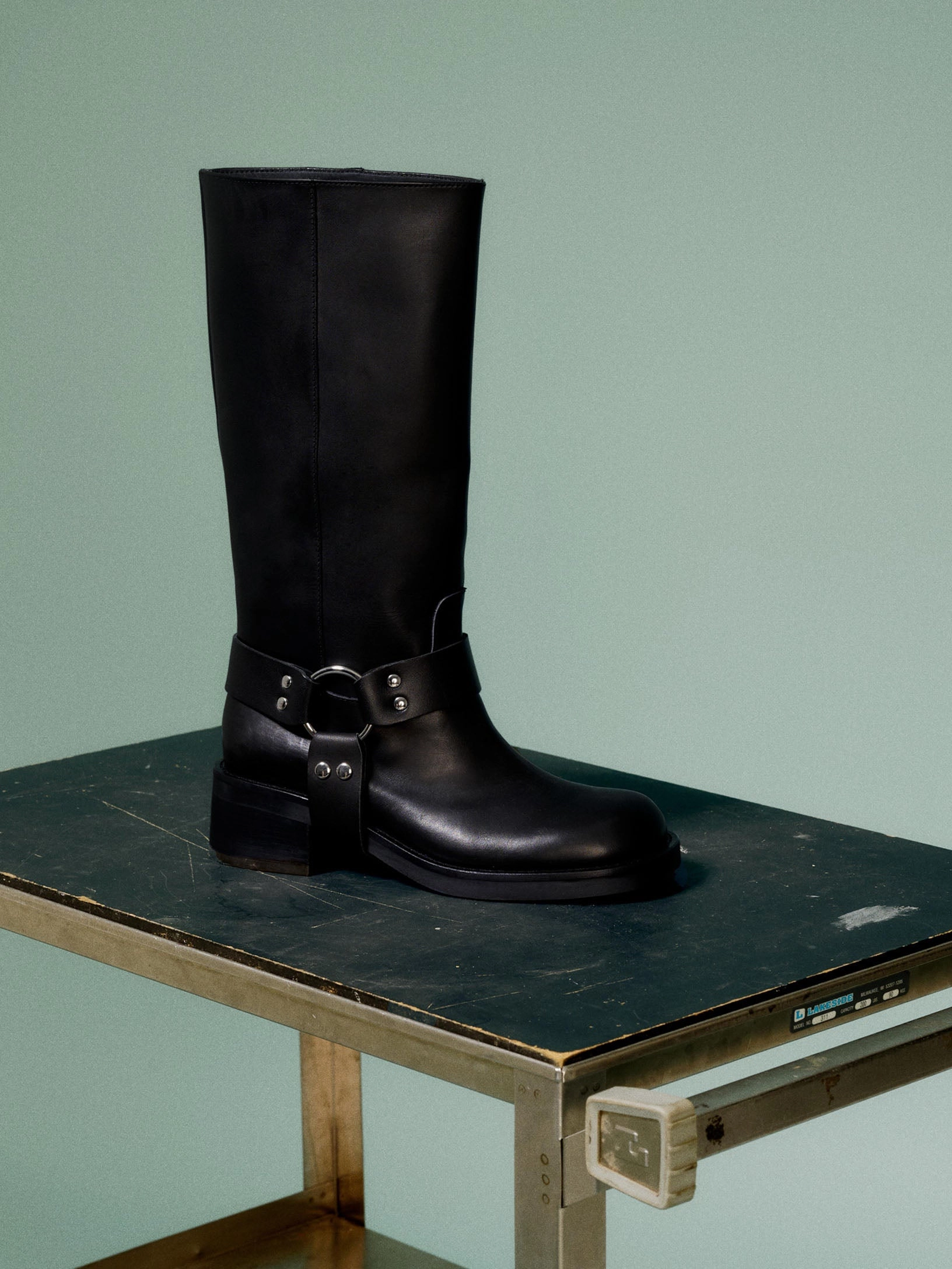 Reinforced toe cap Lucca Black Boot