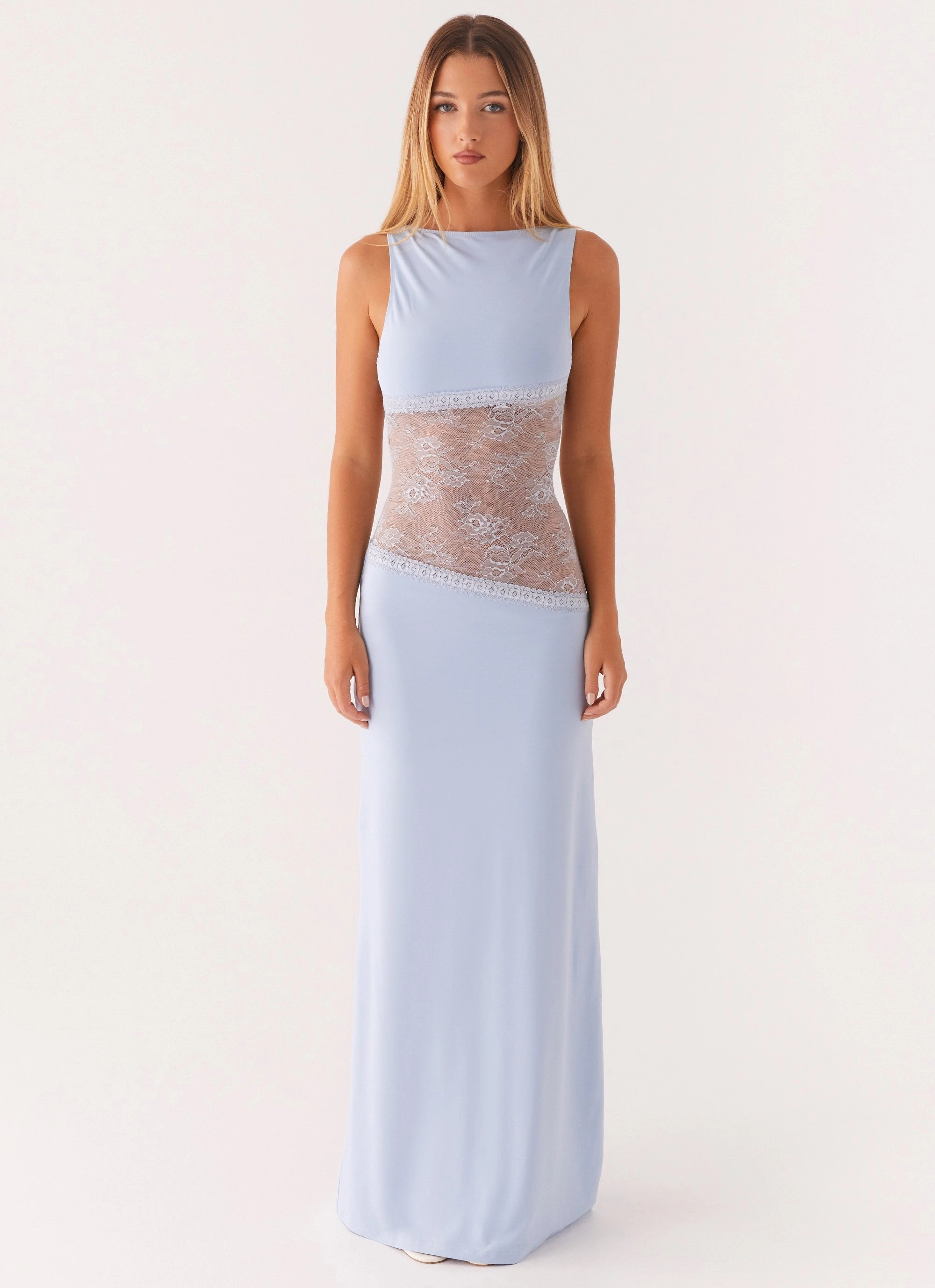 Lucinda Maxi Dress - Blue Fair-Trade