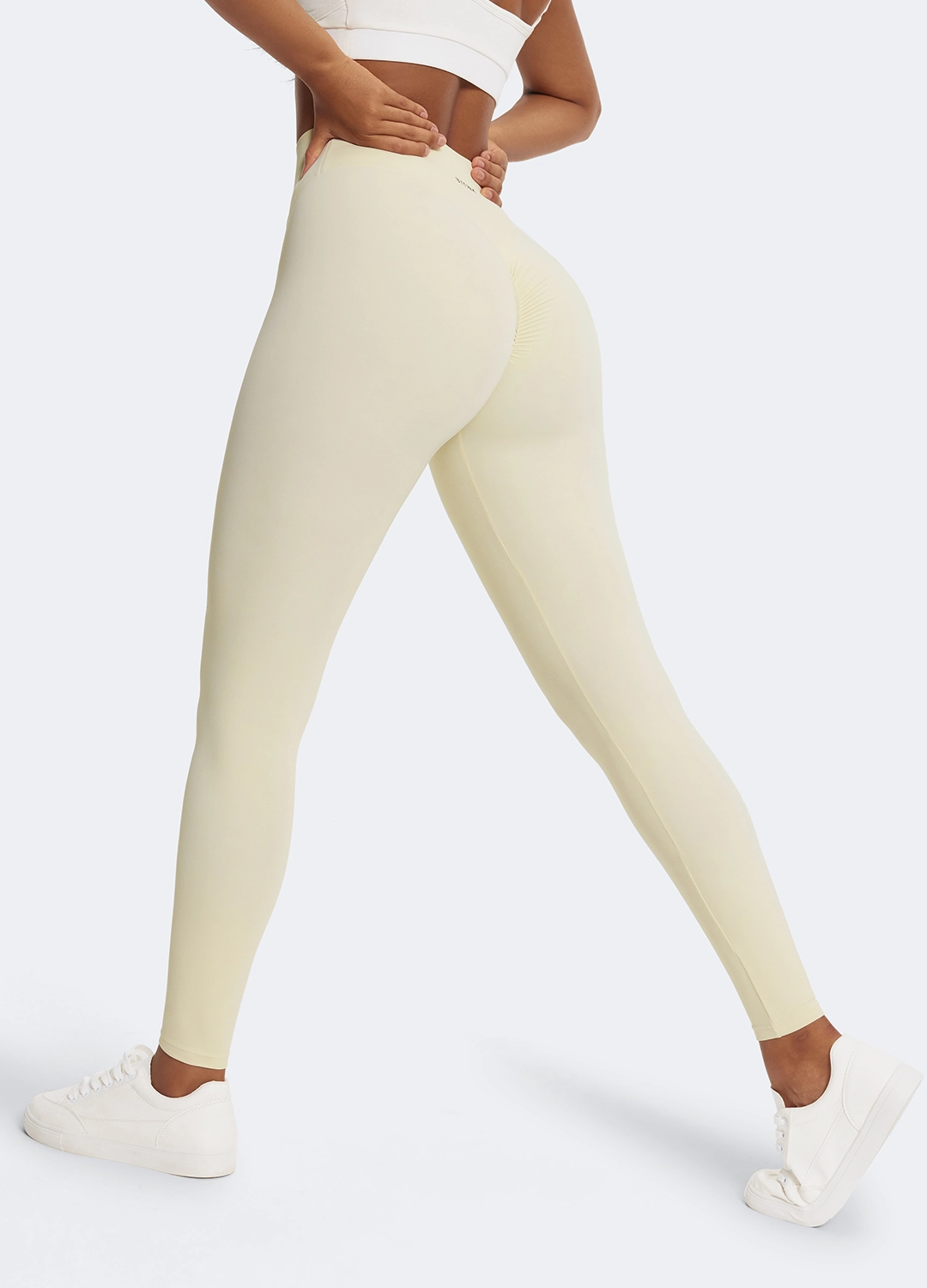 V-Seam Leggings with Push Up Tight Movement