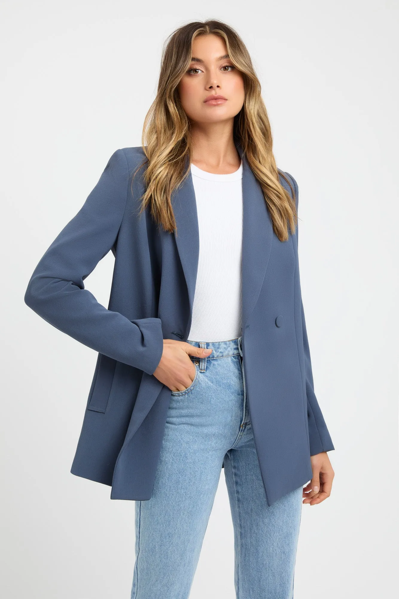 Lux Oversized Blazer Stretchable Cuffs DoubleStitchSeams