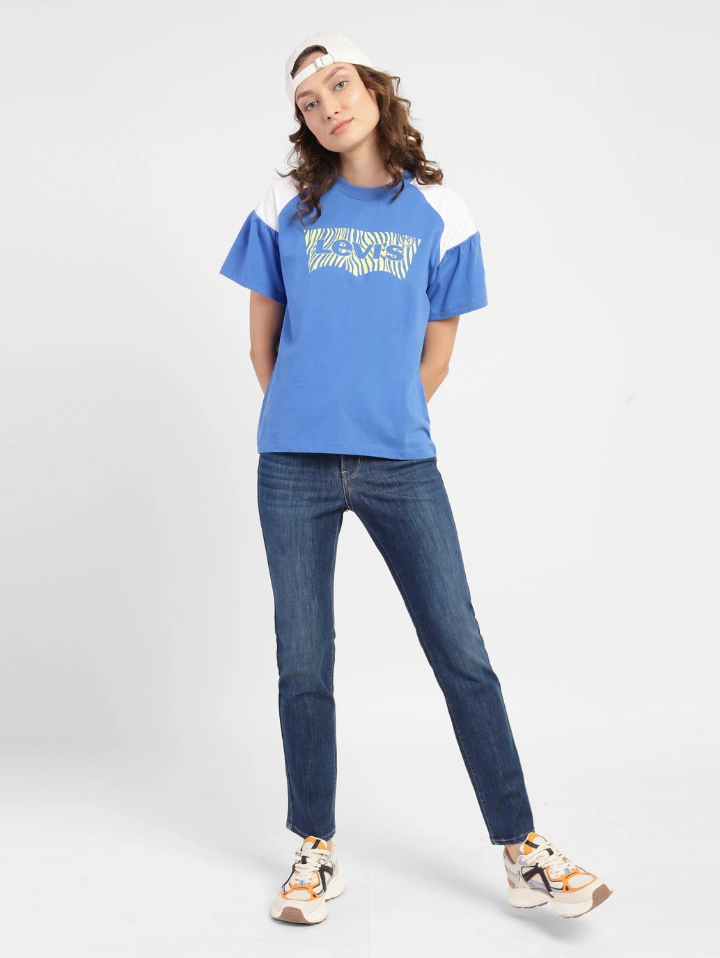 school wear Quick Matchup Women's 312 Blue Straight Fit Mid Rise Jeans