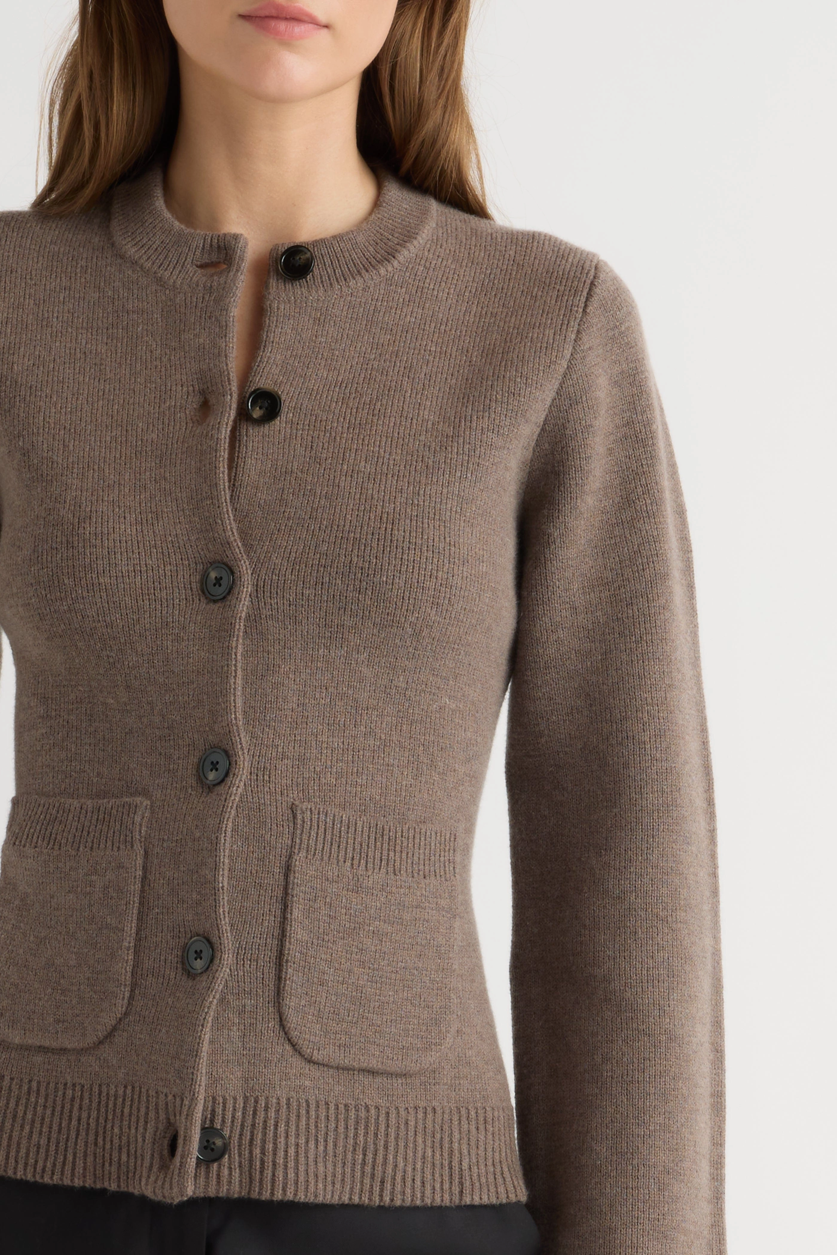 Luxury Look Eames Organic Cotton-Wool Cardigan All Season Wear