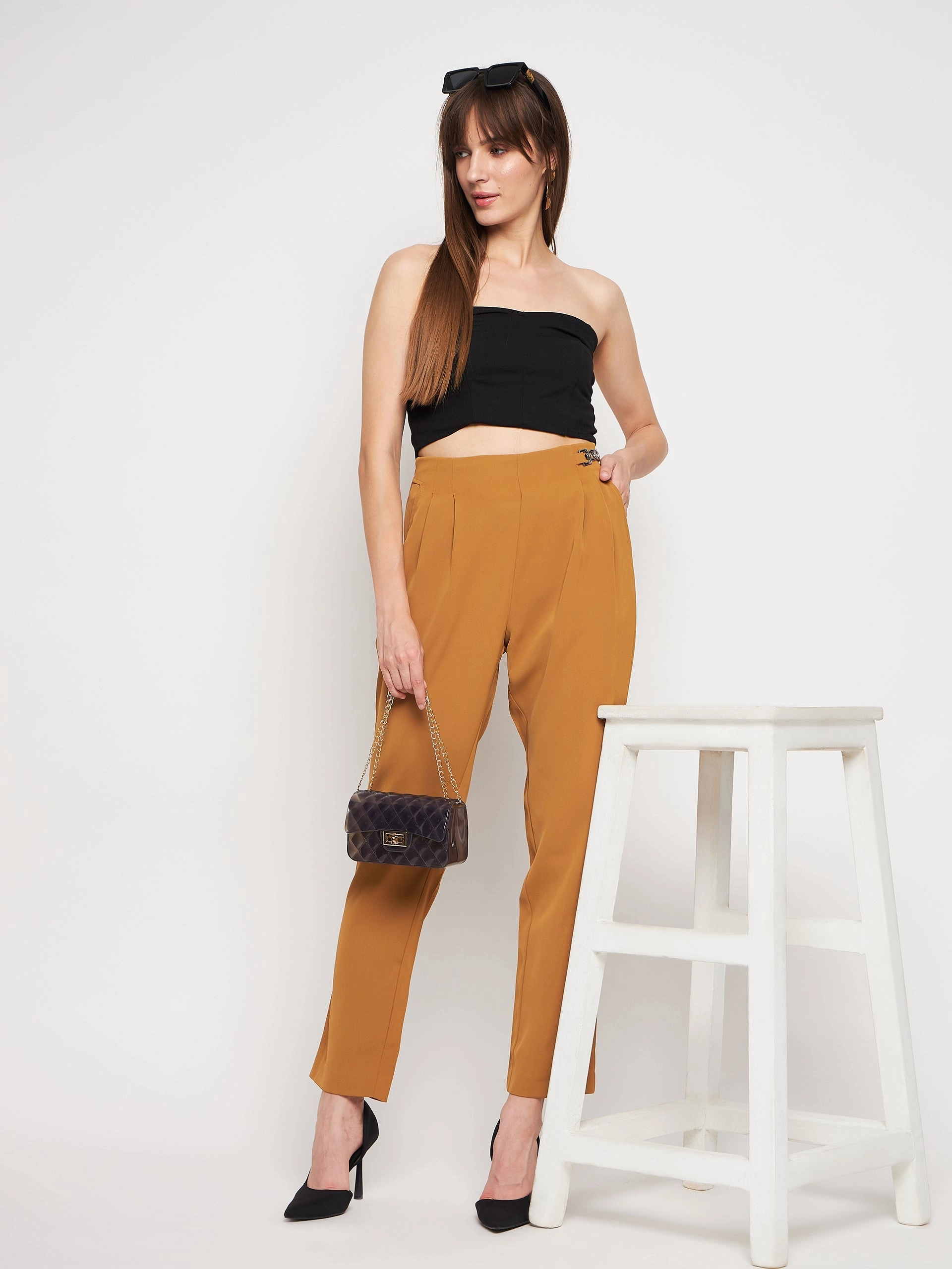Comfy Fit Soft and Stretchy Madame Ambre Tapered Trousers