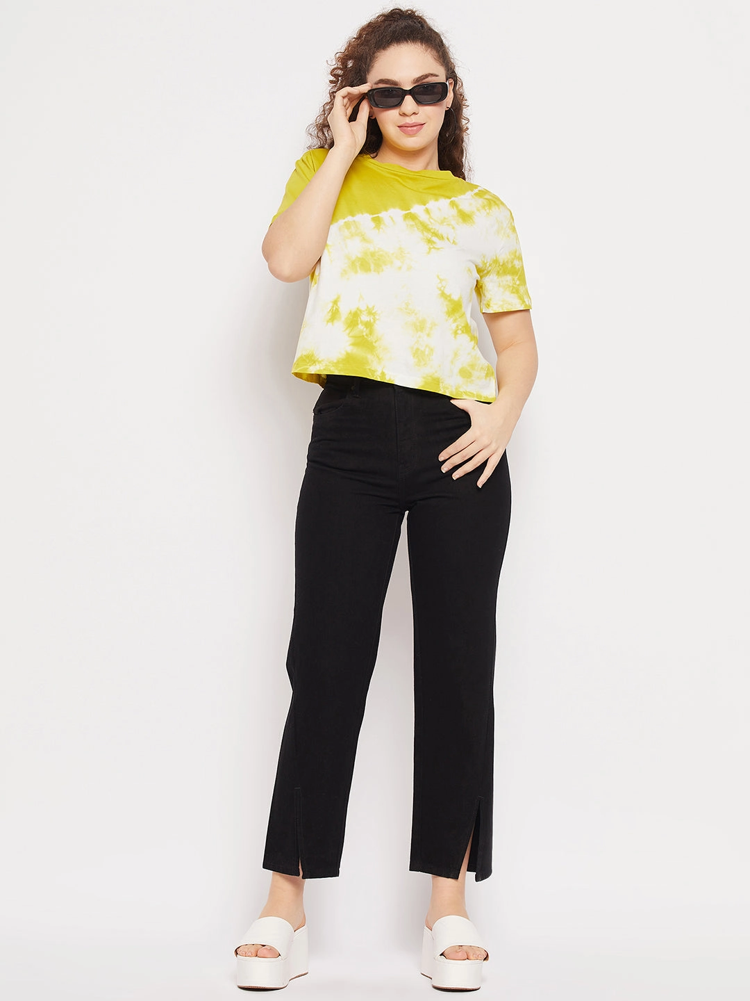 Madame Black Denim Everyday Shopping Day Customizable length