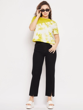 Madame Black Denim Everyday Shopping Day Customizable length