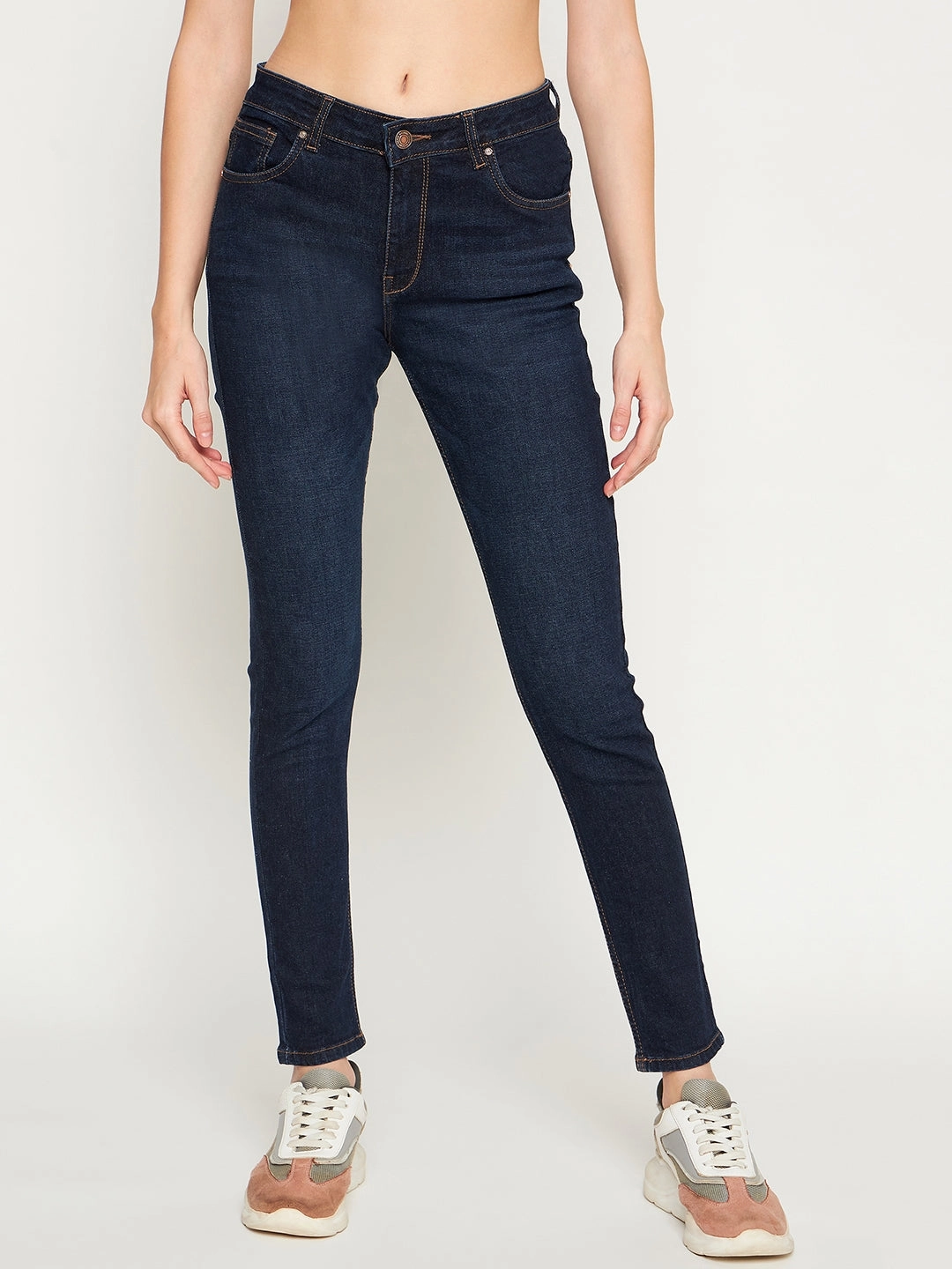 Comfy Choice Madame Carbonblue Straight Fit Denim
