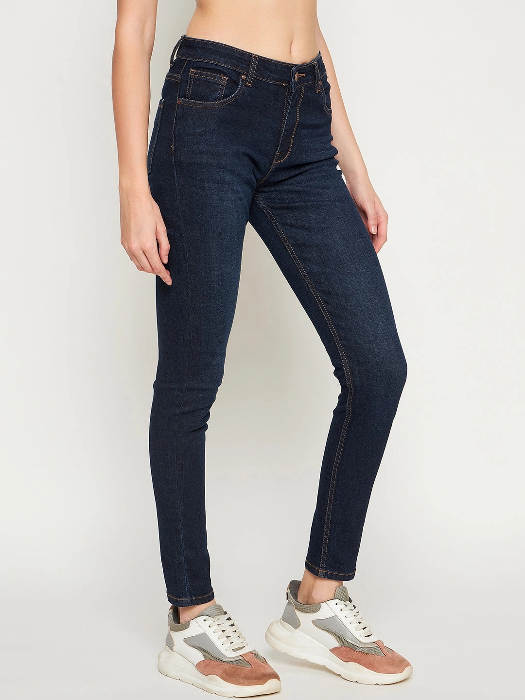 Madame Carbonblue Straight Fit Denim Work Ready Soft