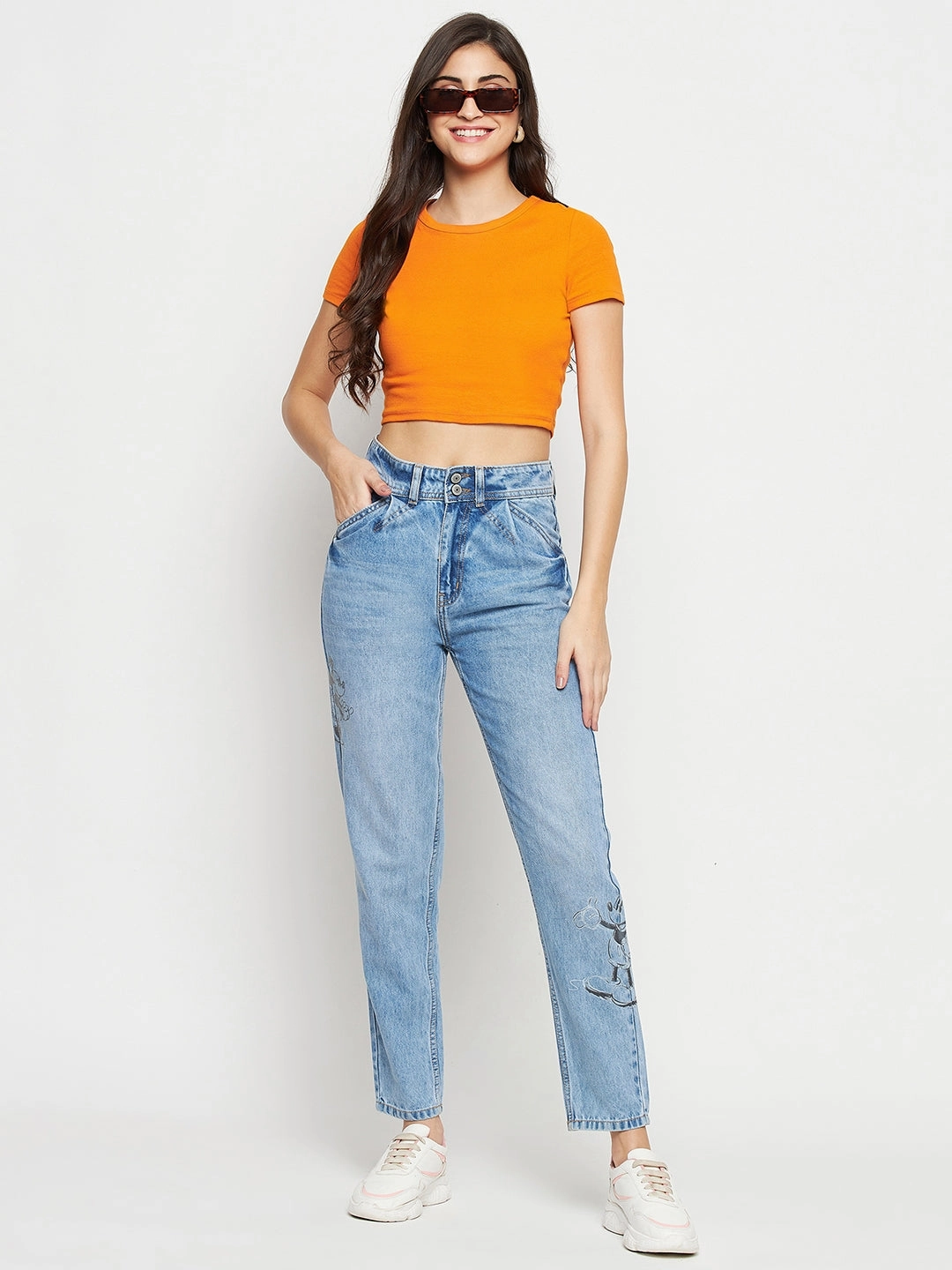 Madame Darkblue Denim Elegant Travel Outfit Minimalist Style Always Fits Well