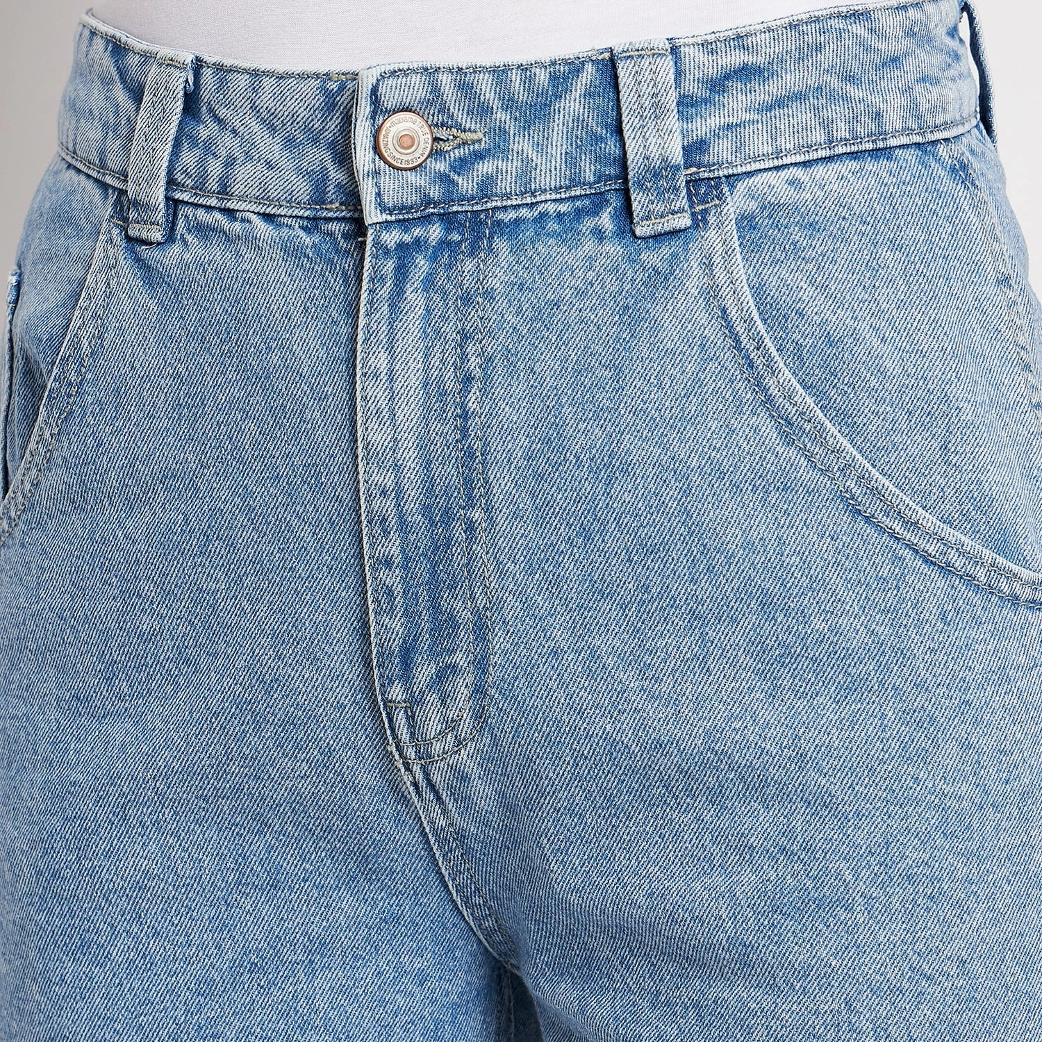 Madame Ice Blue Denim Neutral Mood Weekend Vibes