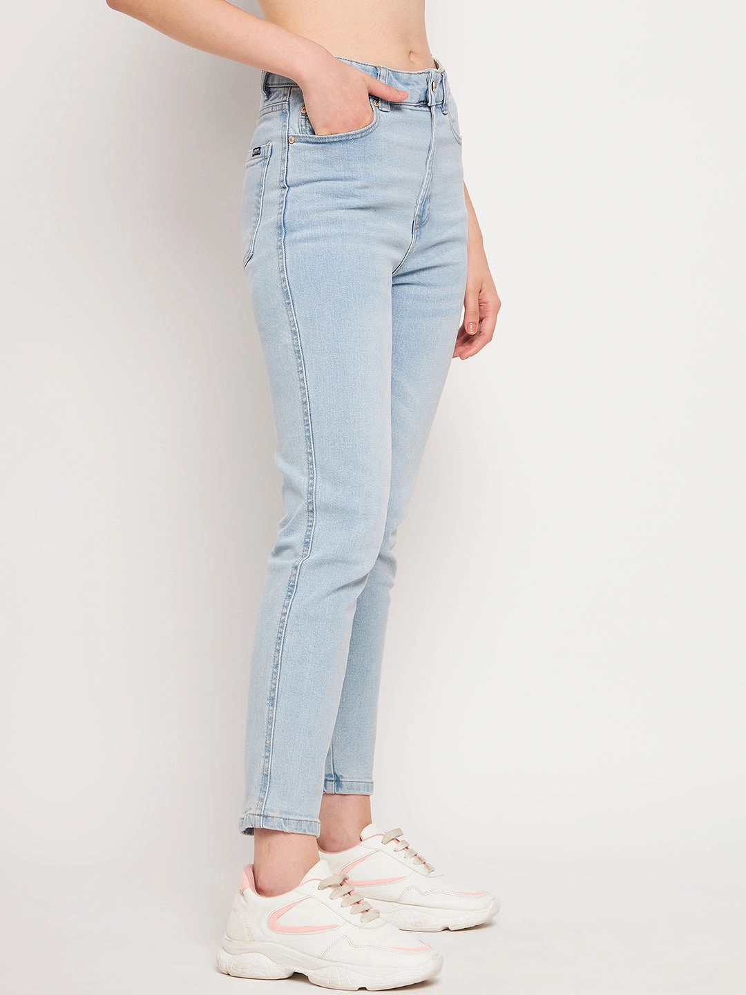 Breathable Lining System Neutral Loose Madame Ice Blue Denim