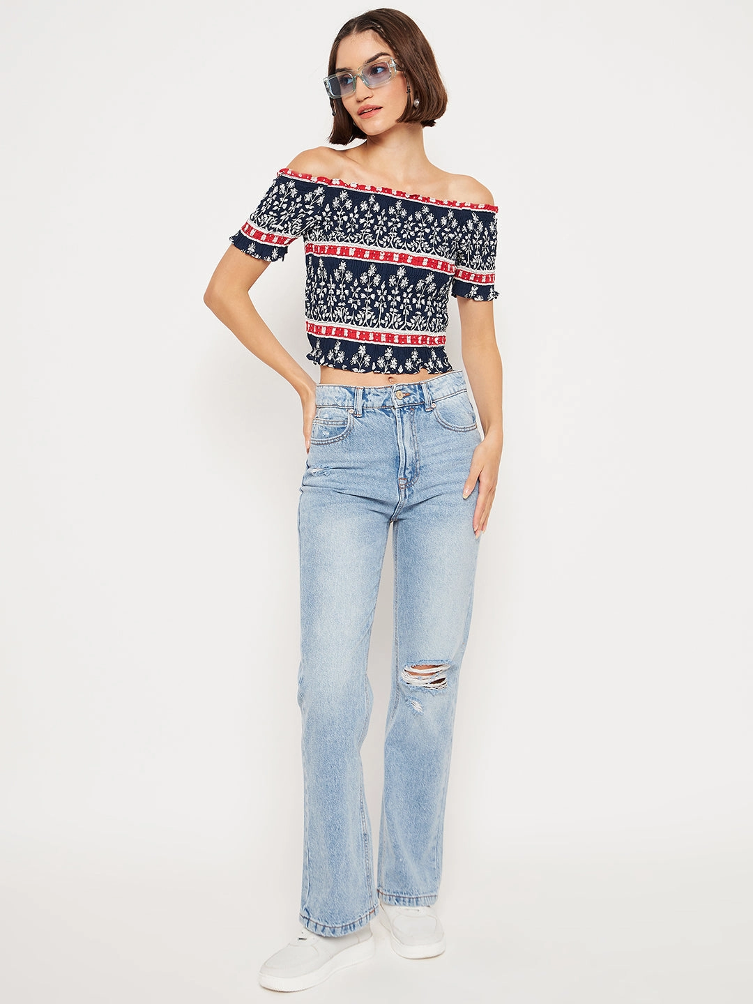 Madame Iceblue Denim Crisp Look