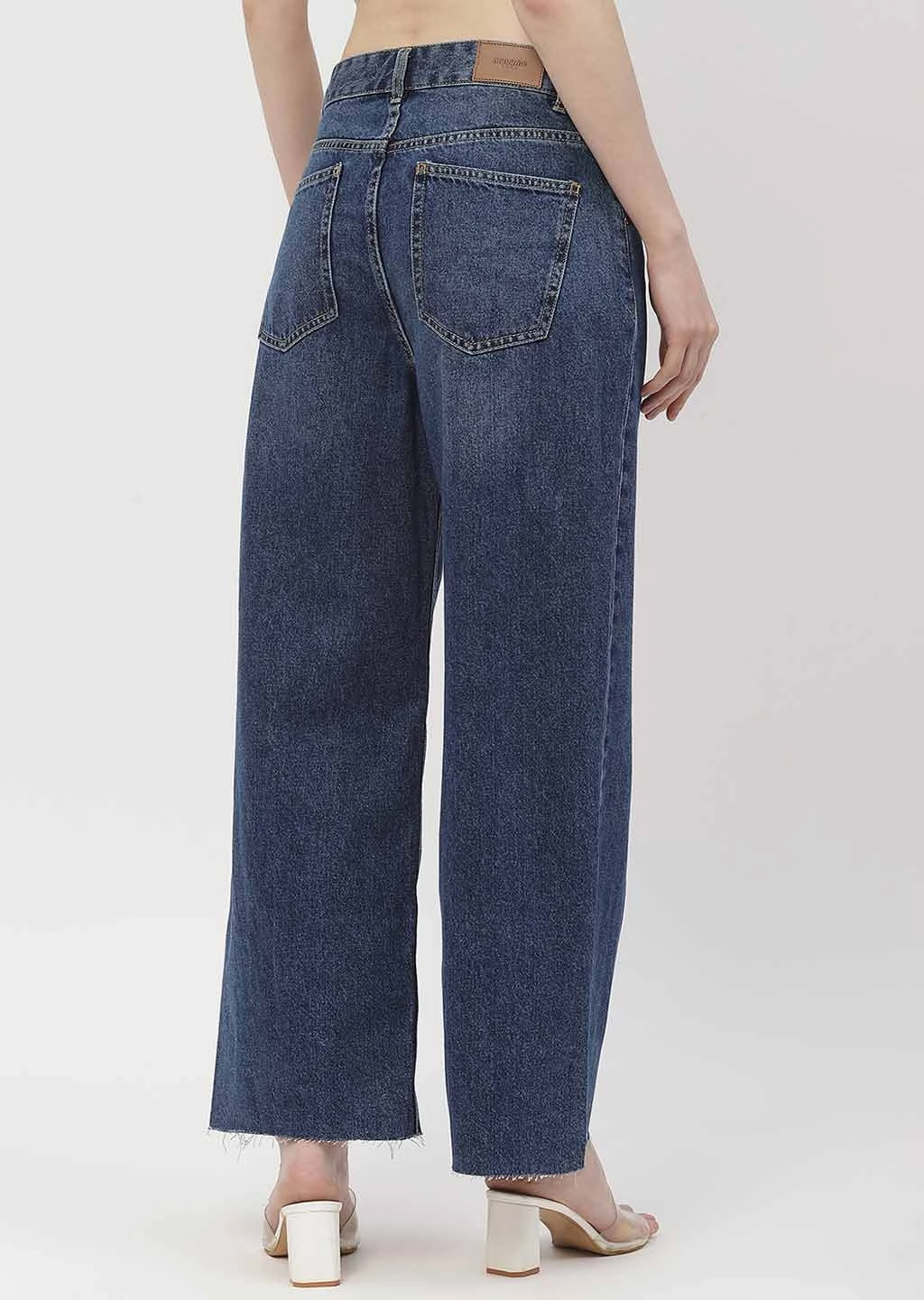 Madame Low Rise Mid Blue Straight Jeans Soft Aesthetic Morning Stroll Evening Stroll Trend Setter