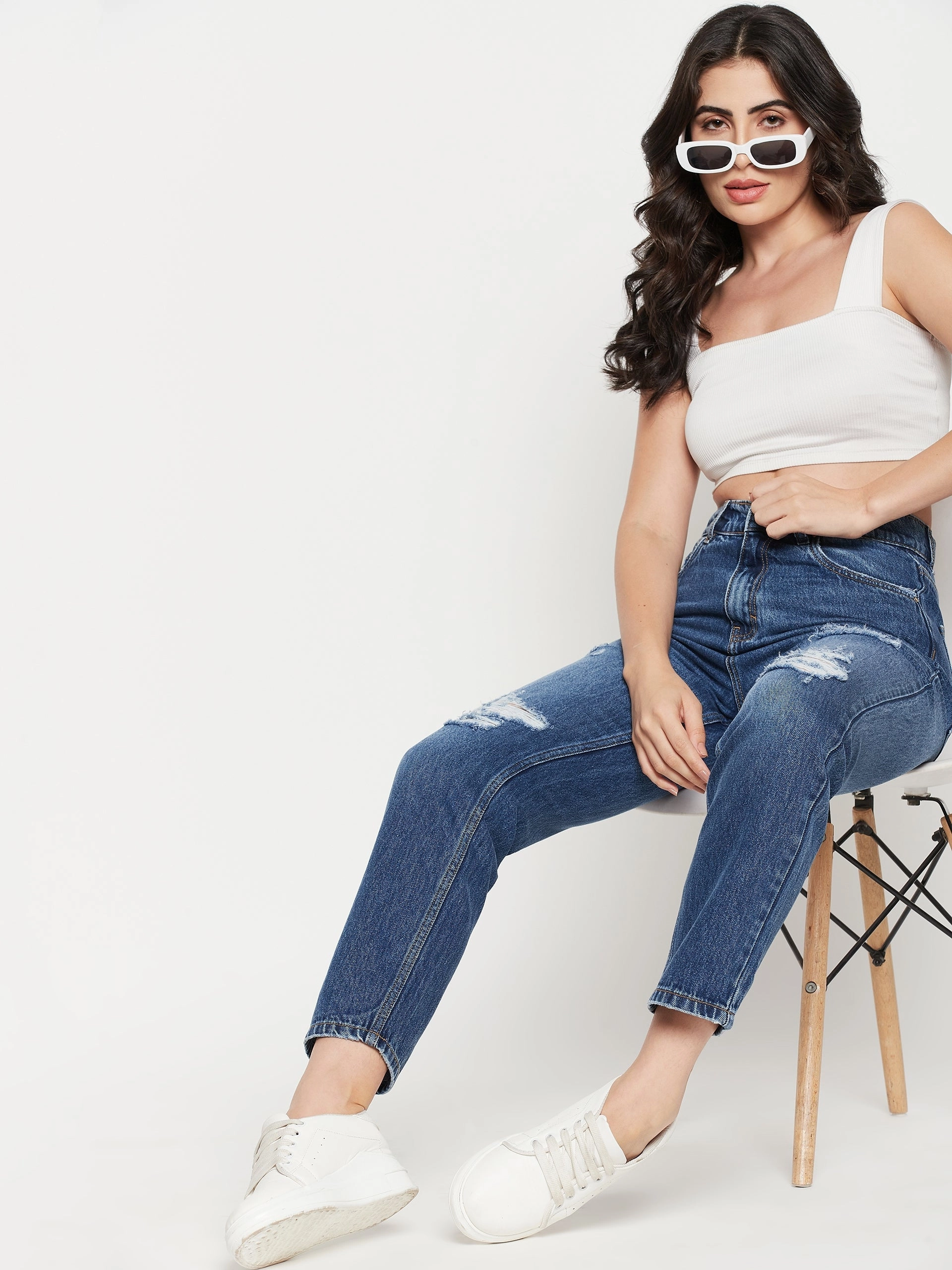 Madame Midblue Denim Chic Comfort