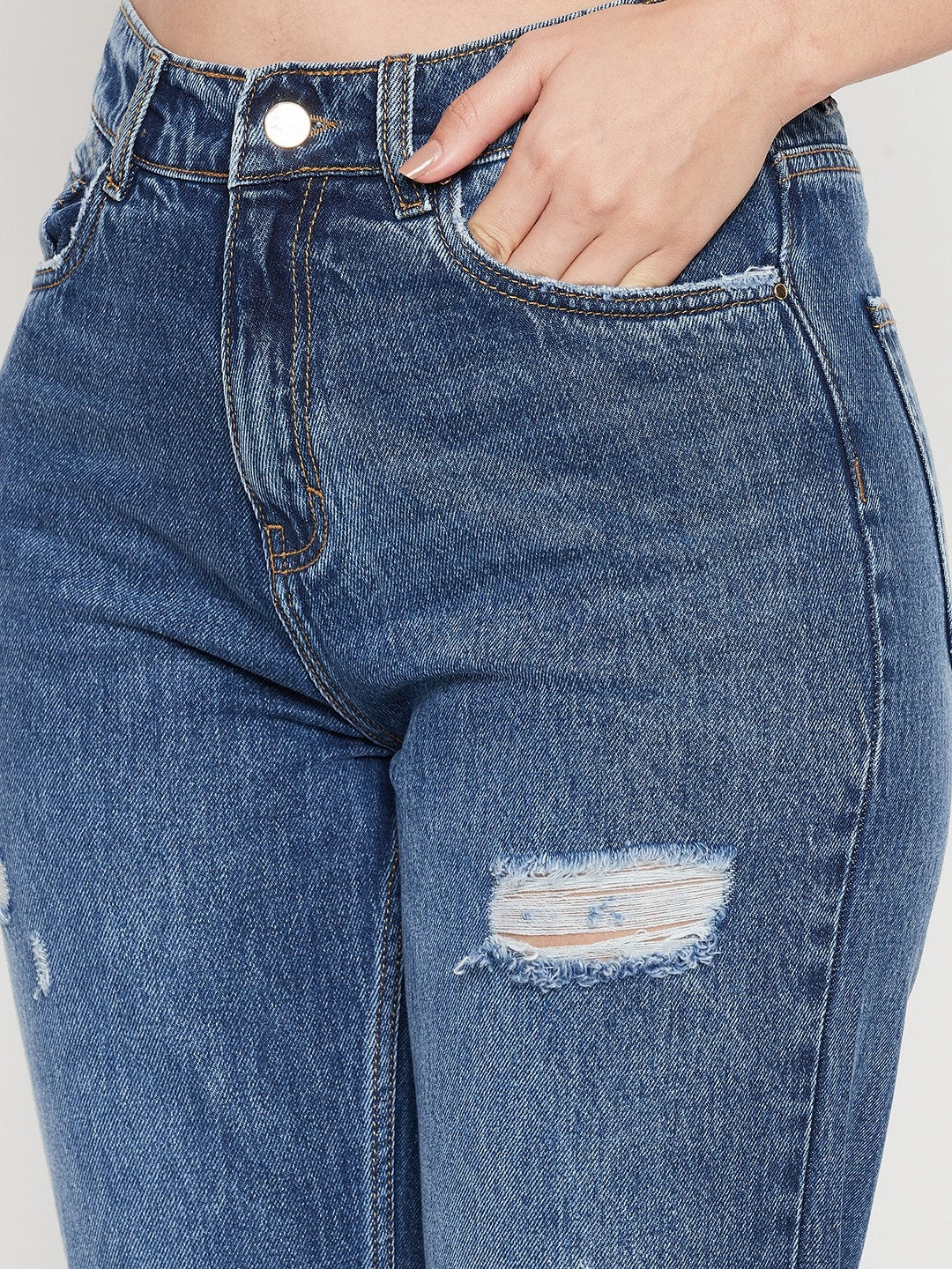 Madame Midblue Denim Stretch Fit Denim