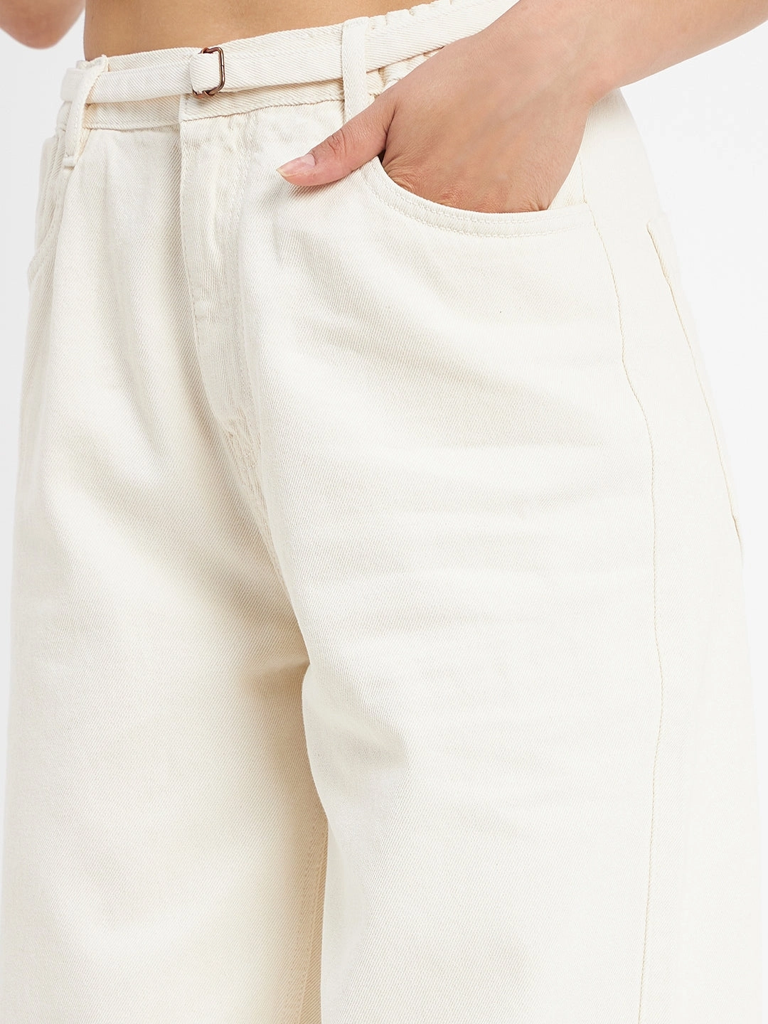 Shopping Day Vibrant Neutral Lightweight Madame Offwhite Denim