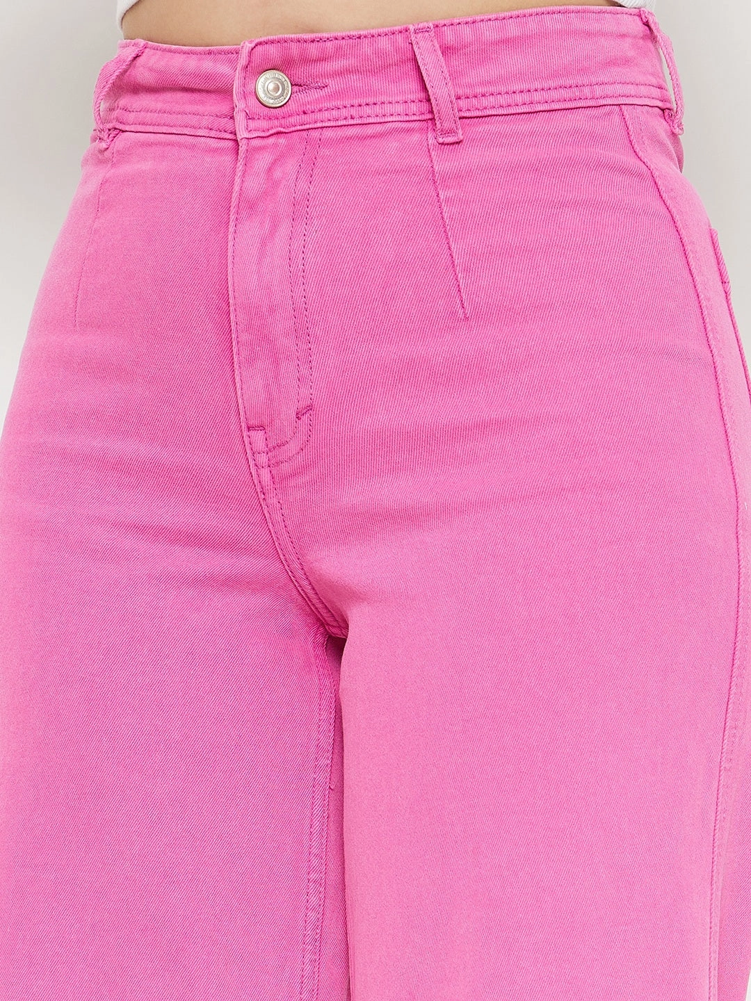 Everyday Vibrant Madame Pink Solid Denim