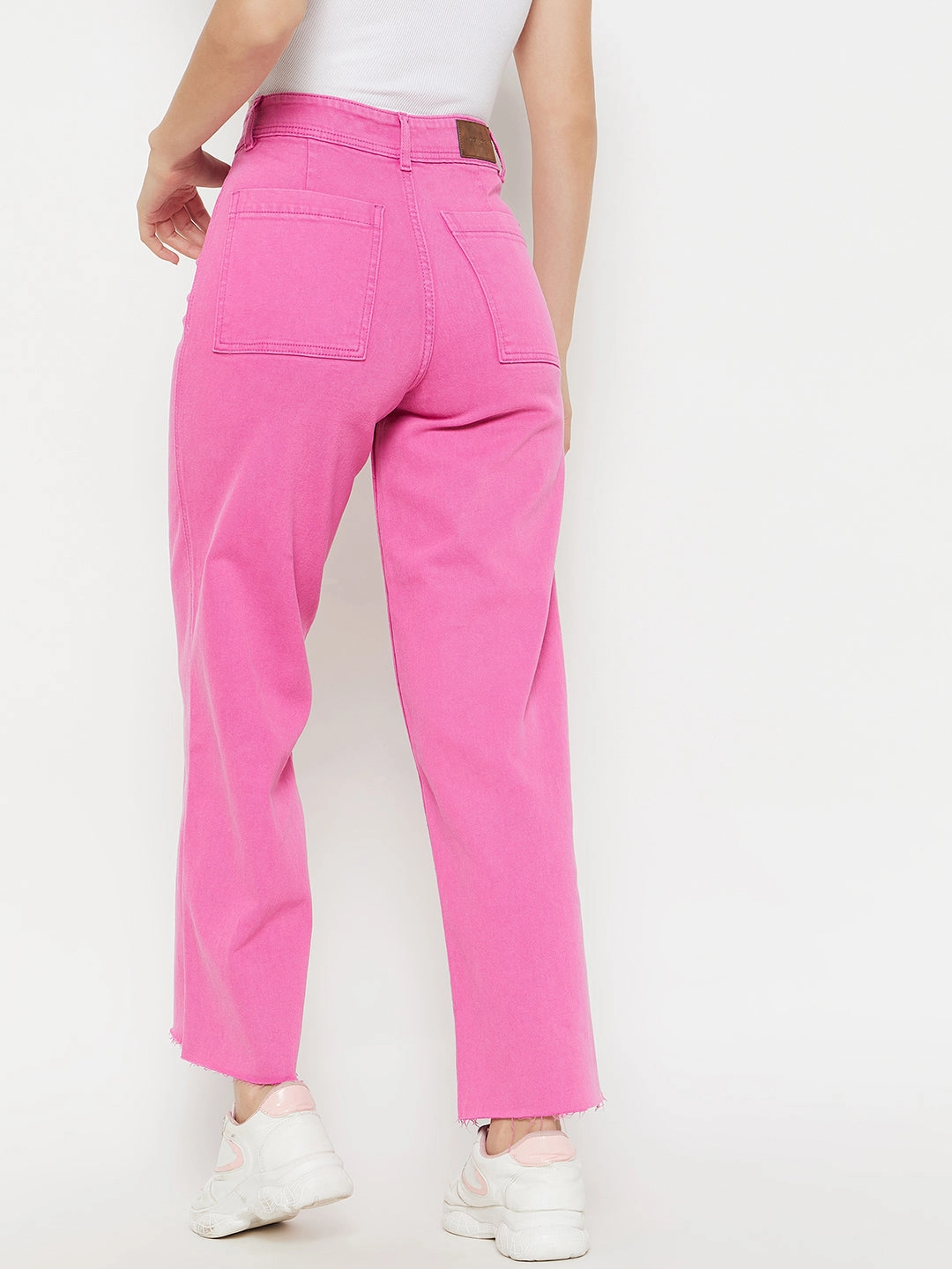 Madame Pink Solid Denim Softened Lining