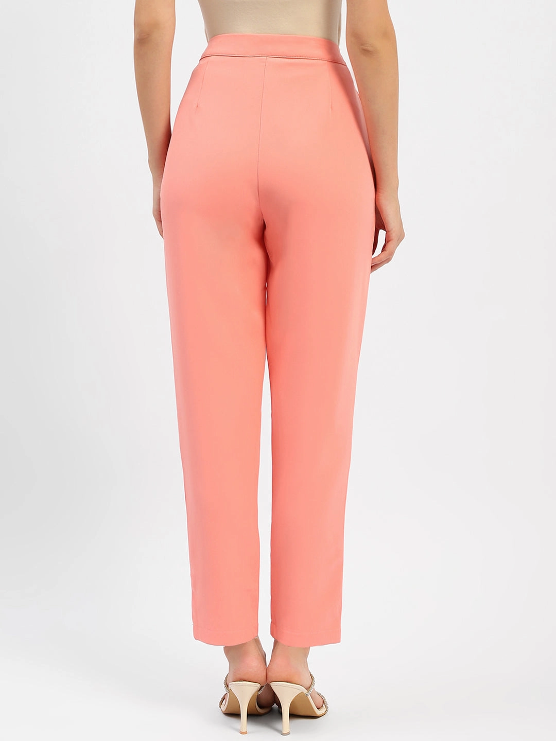 Layer Ready Outdoor Essentials Madame Salmon Solid Regular Trousers