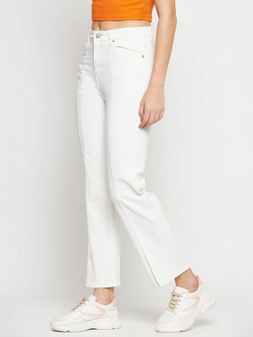 Work Ready Earthy Go To Look Madame White Denim