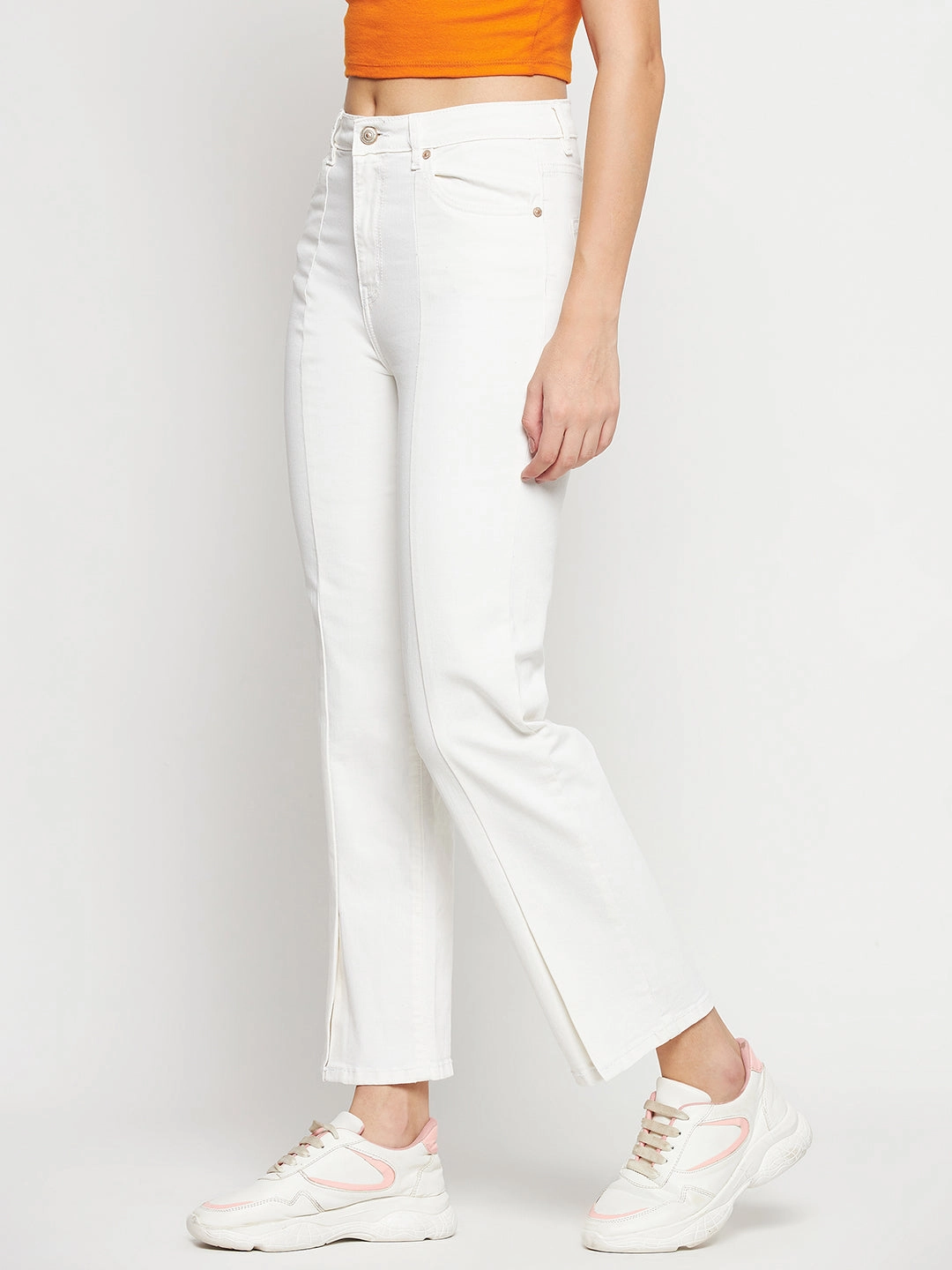 Work Ready Earthy Go To Look Madame White Denim