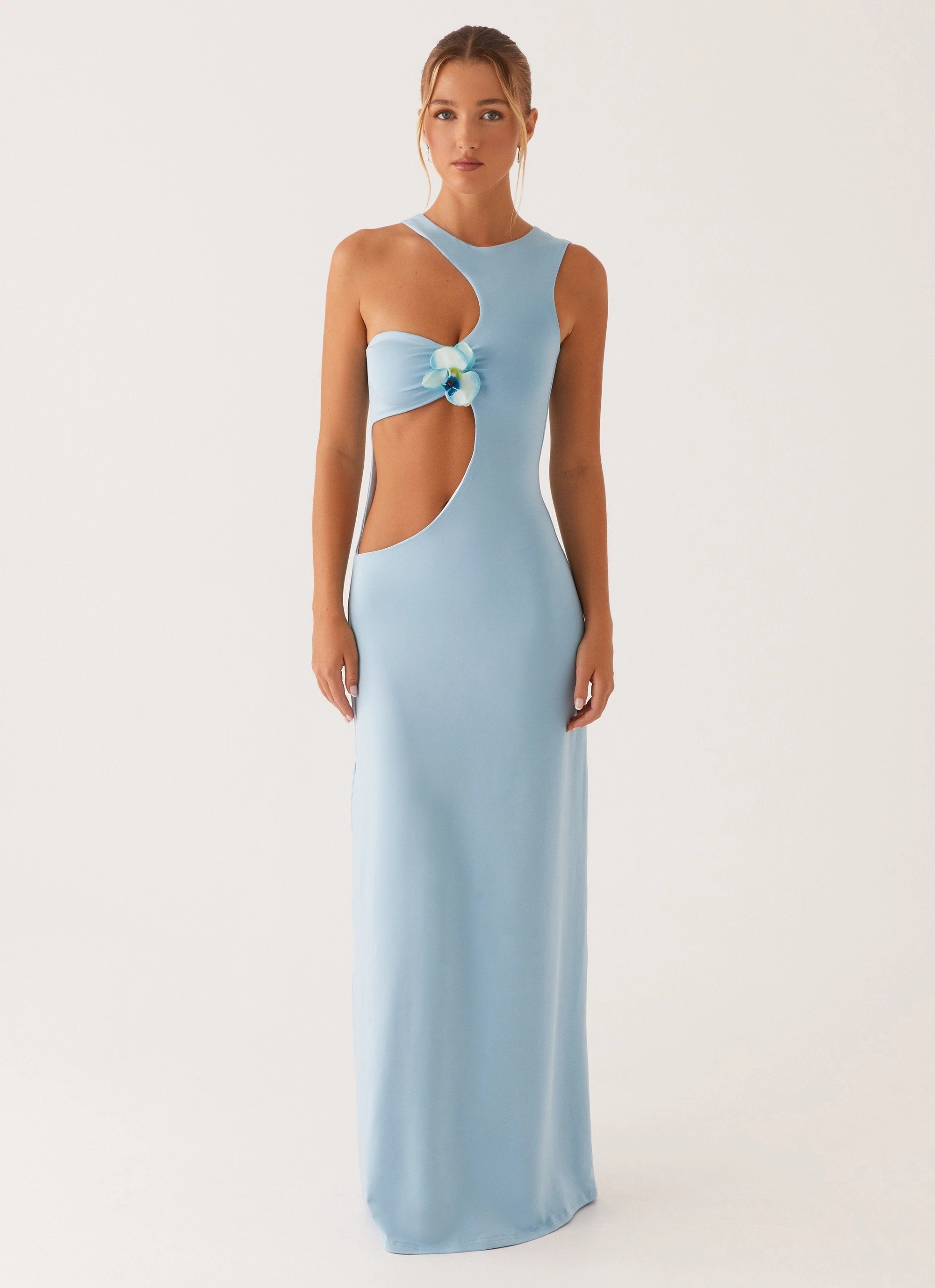Mahalia Maxi Dress - Blue Luxe Wear