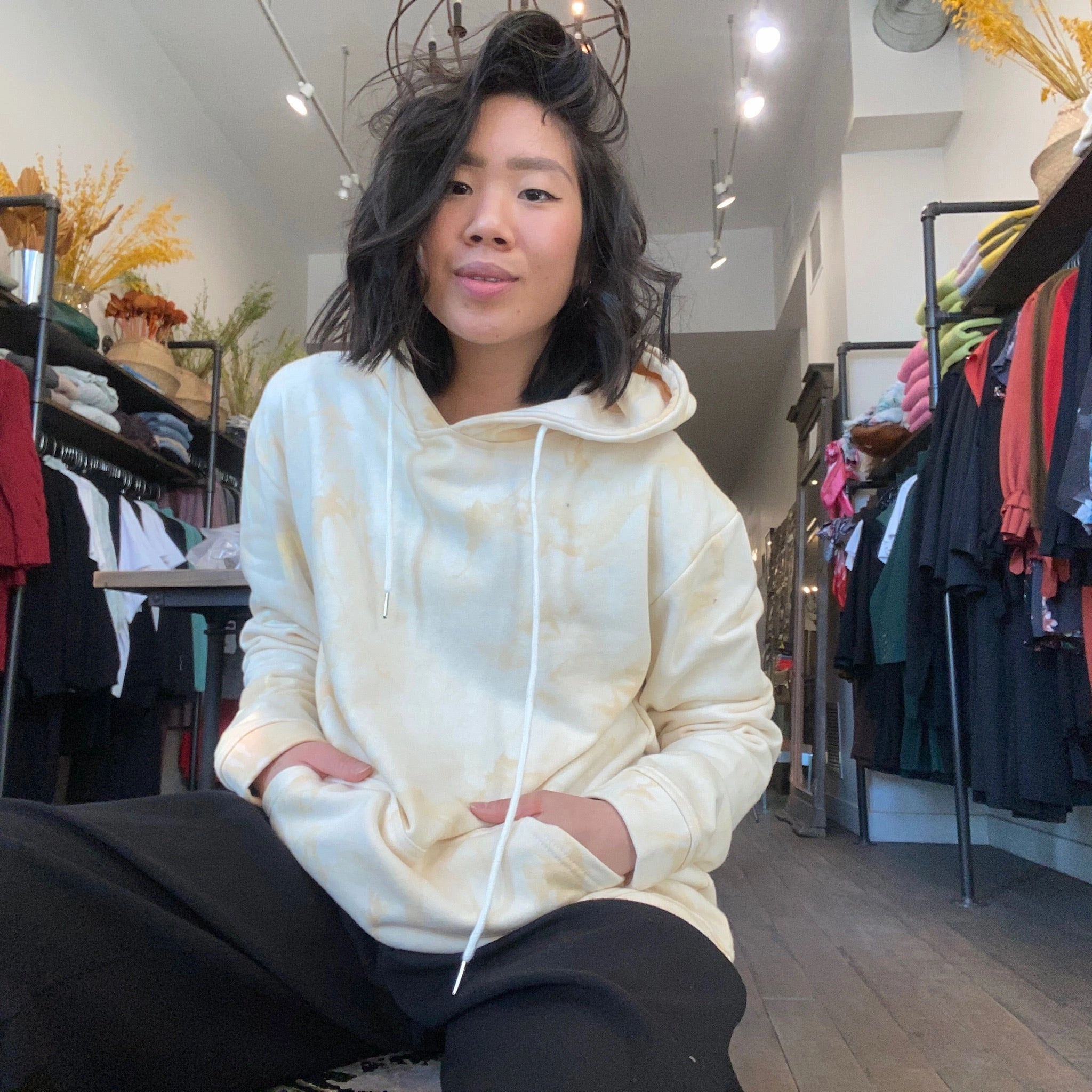 Essential Knitwear Winter-Ready Fashion MAISON Tie Dye Hoodie