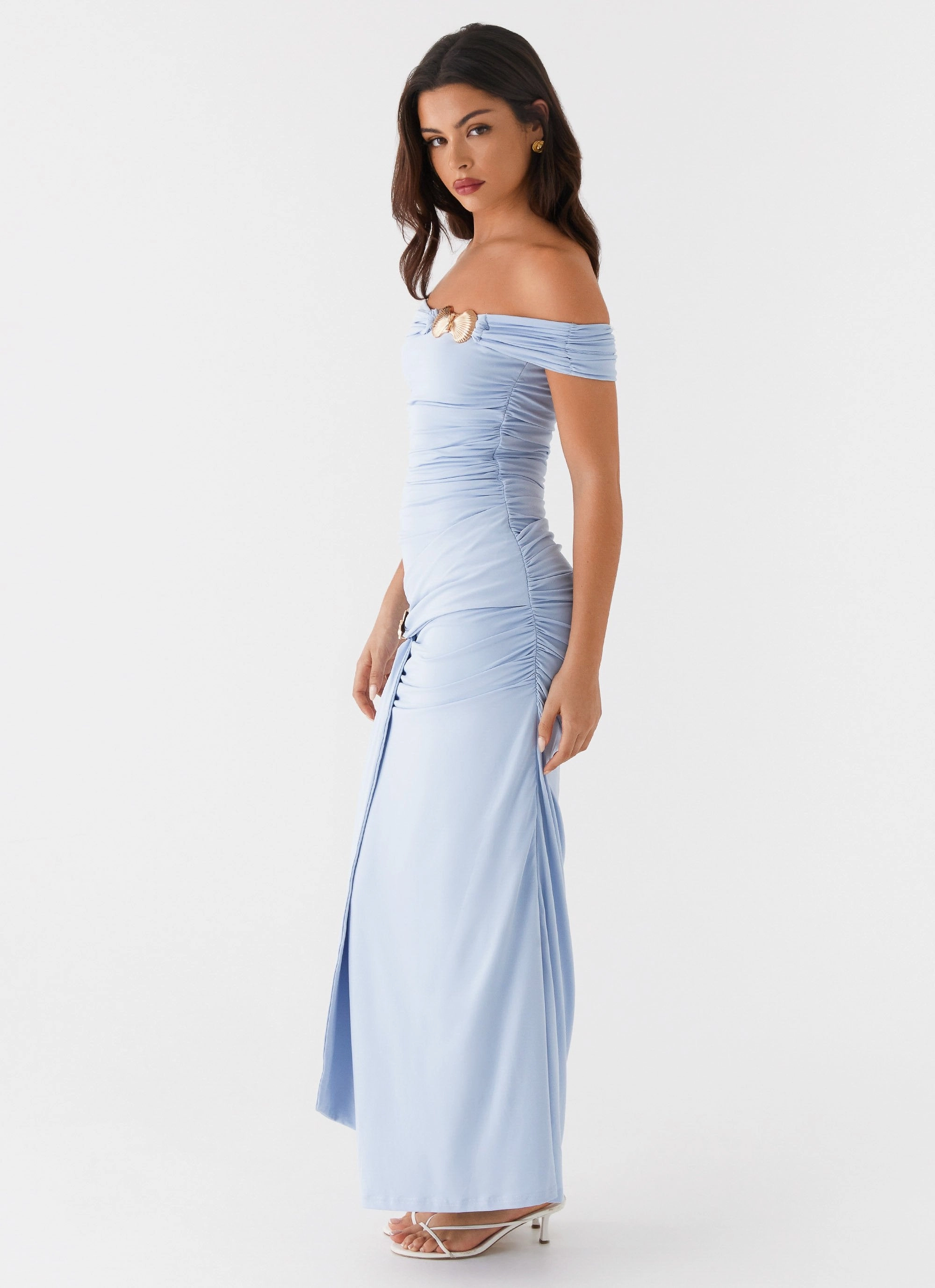 Majorly Maxi Dress - Blue Feminine Charm