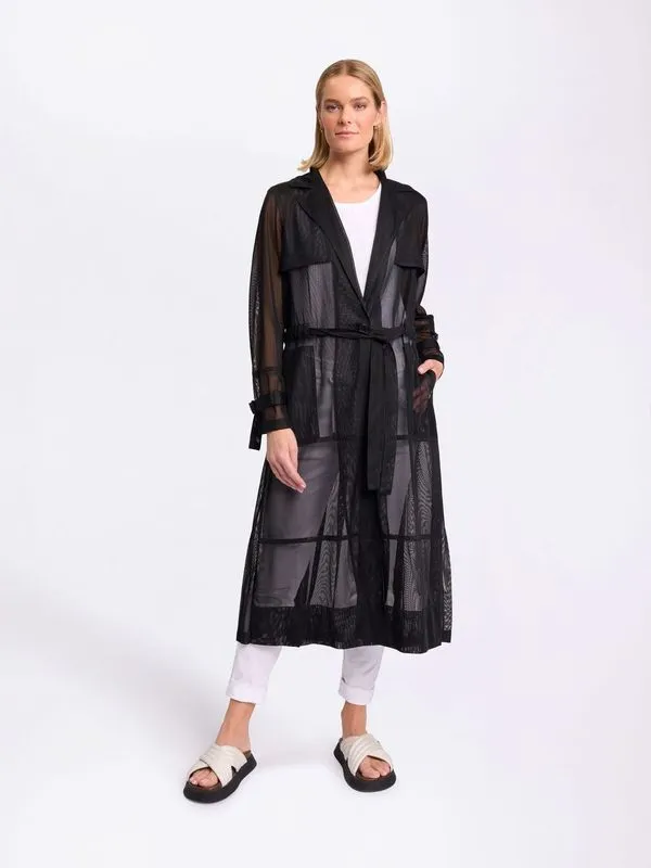 Marco Polo - YTMS56099 Spliced Mesh Trench Thermal Insulation Layer Windproof Hood