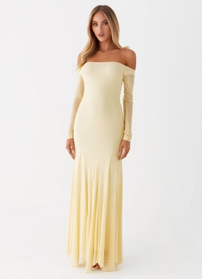 Fashion Look Relaxed fit wear Maribel Maxi Dress - Yellow