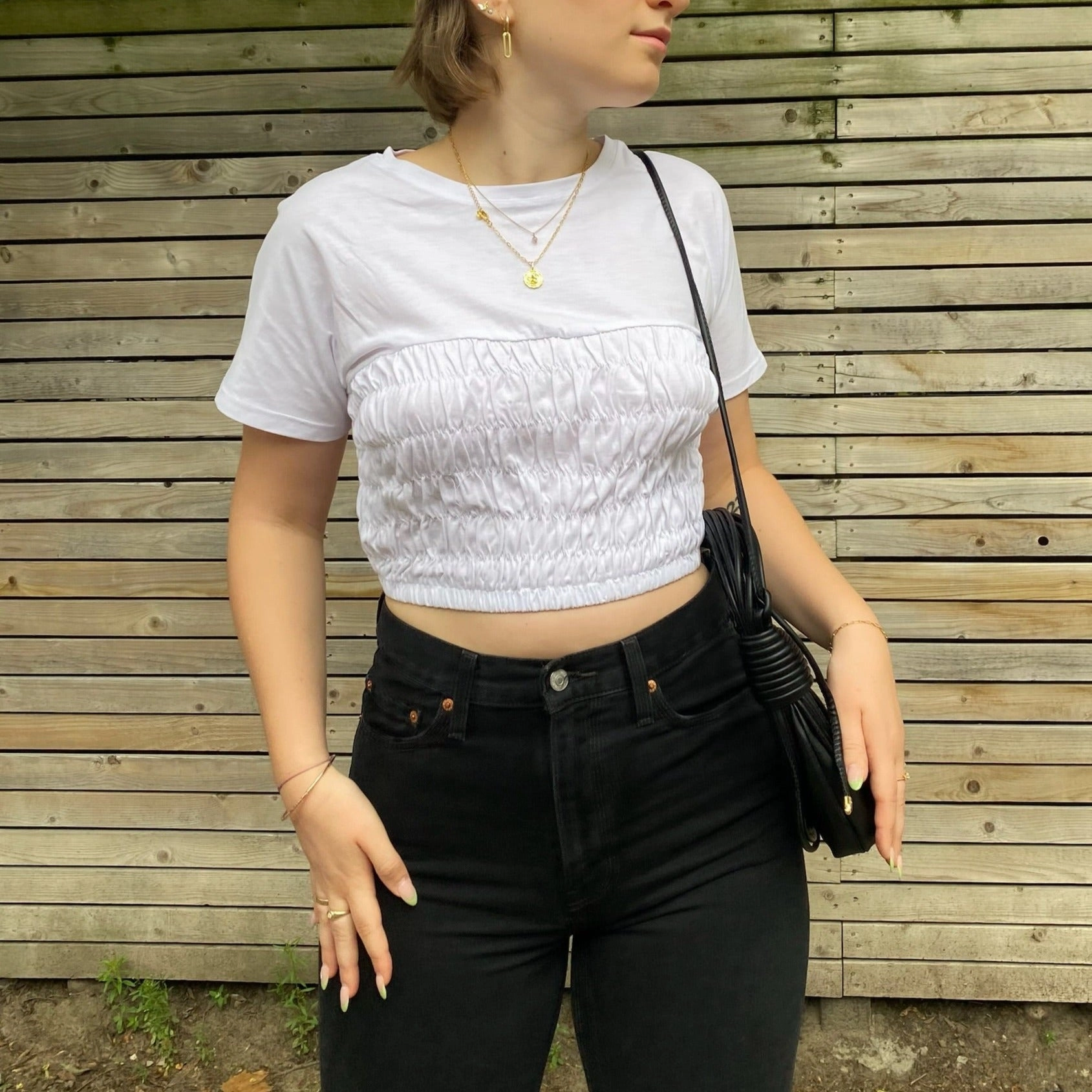 Beach Wear MARZIA Ruched Tee