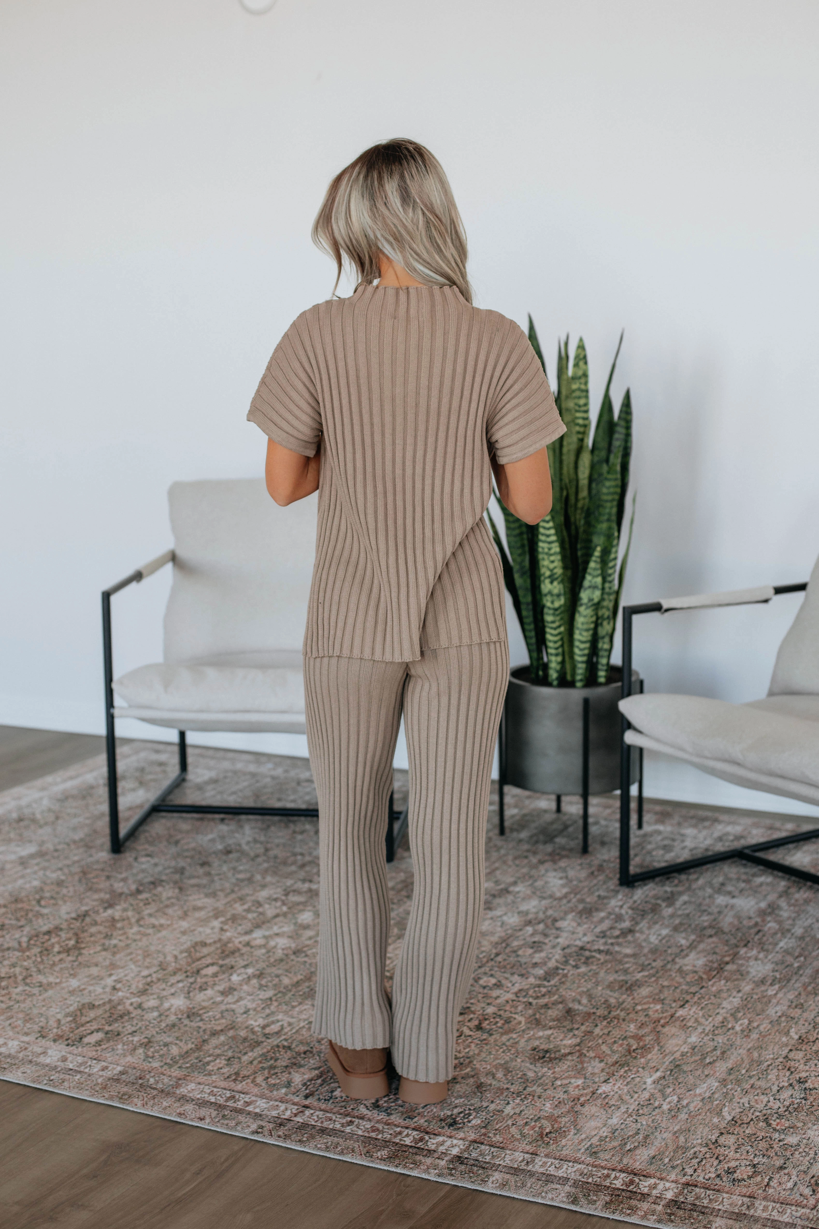 Mataya Sweater Pants Comfort Stretch