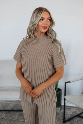 Mataya Sweater Top Low Impact Production