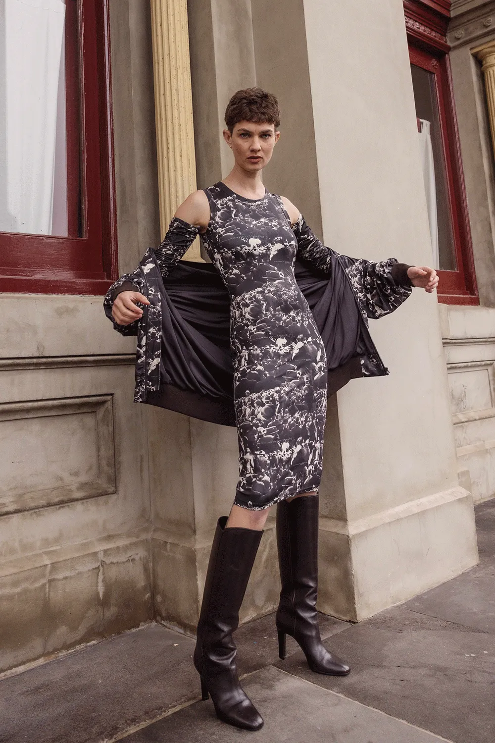 Eco Dye Process High Visibility Trims Maud Dainty - DTY03835B Lily Reversible Jacket