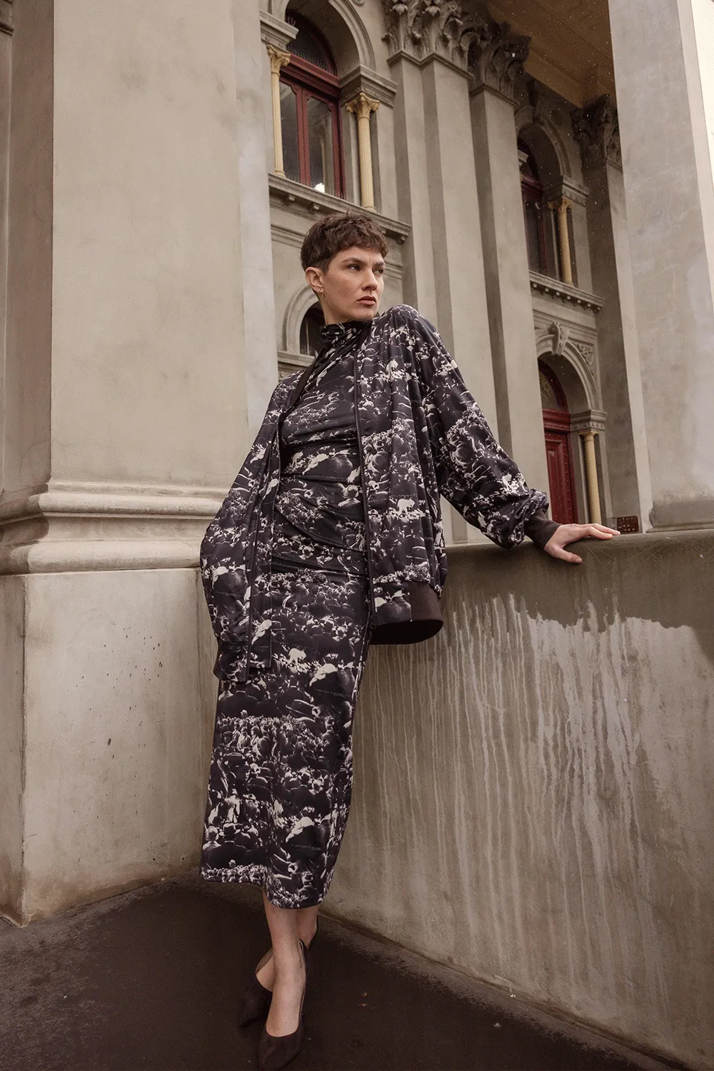 Maud Dainty - DTY03835B Lily Reversible Jacket Slim Tailored SeamSealed Edges