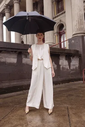 Maud Dainty - DTY04037 Mullet Waistcoat WeatherproofZipper Travel Street Style