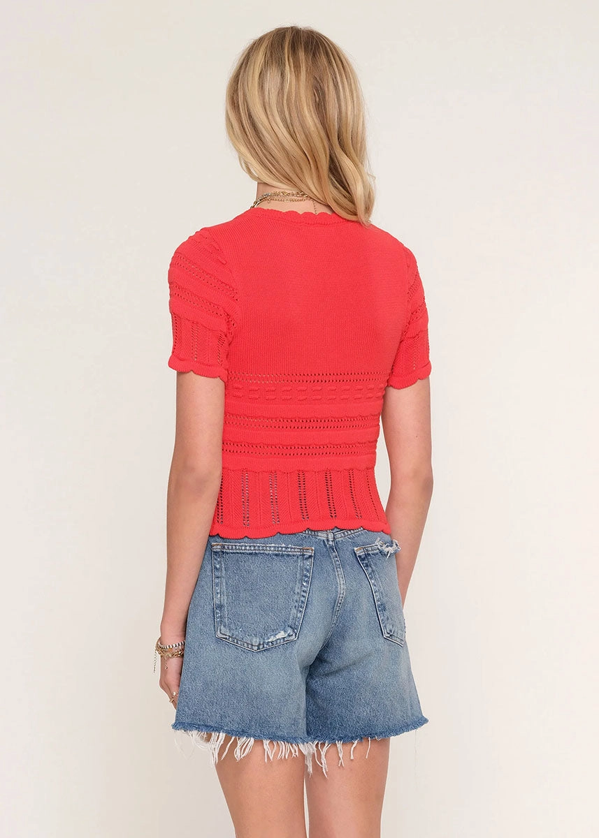 Layered Must-Have Lightweight Wear Mavi Cardi - Flame