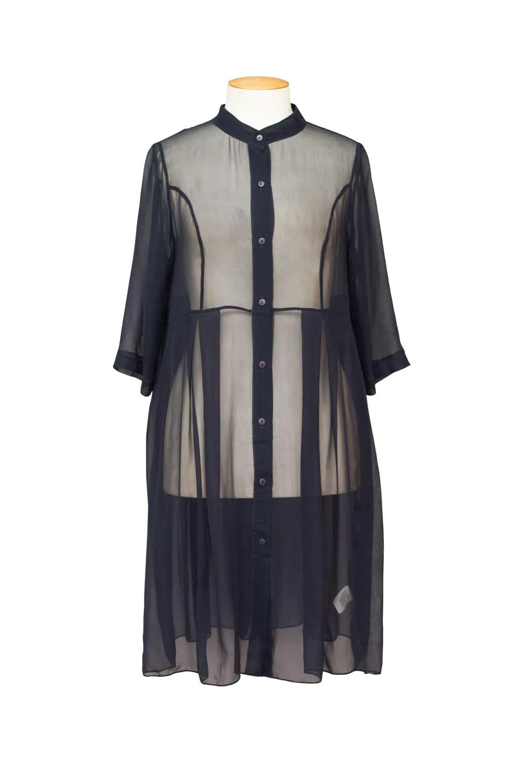 Snap Closure System Articulated Ergonomic Fit Megan Salmon - M5717 Georgette Monastic Coat