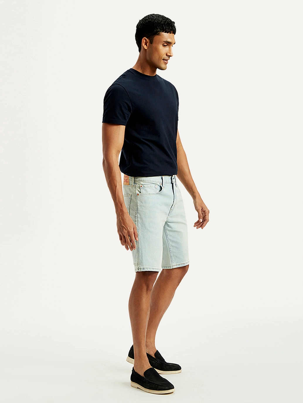 Ripstop Material Men's 502 Tapered Fit Denim Shorts