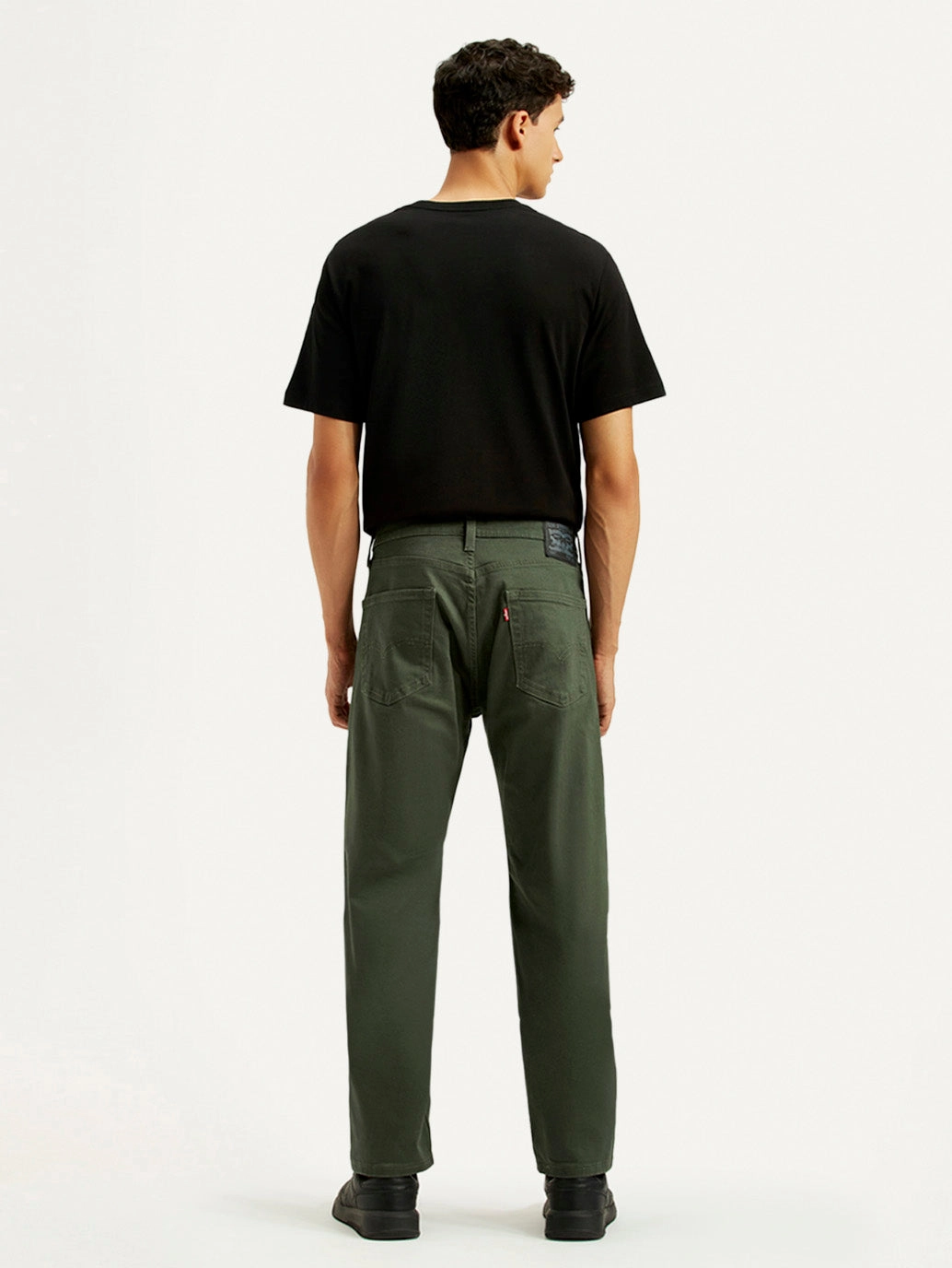 Men's 505 Olive Green Overdyed Straight Fit Mid Rise Jeans Earthy Streetwear Fan Nature Lover Style Essential