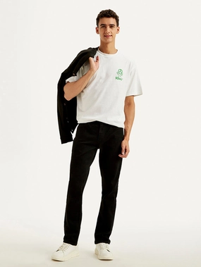 Everyday Motion Men's 511 Black Slim Fit Mid Rise Jeans