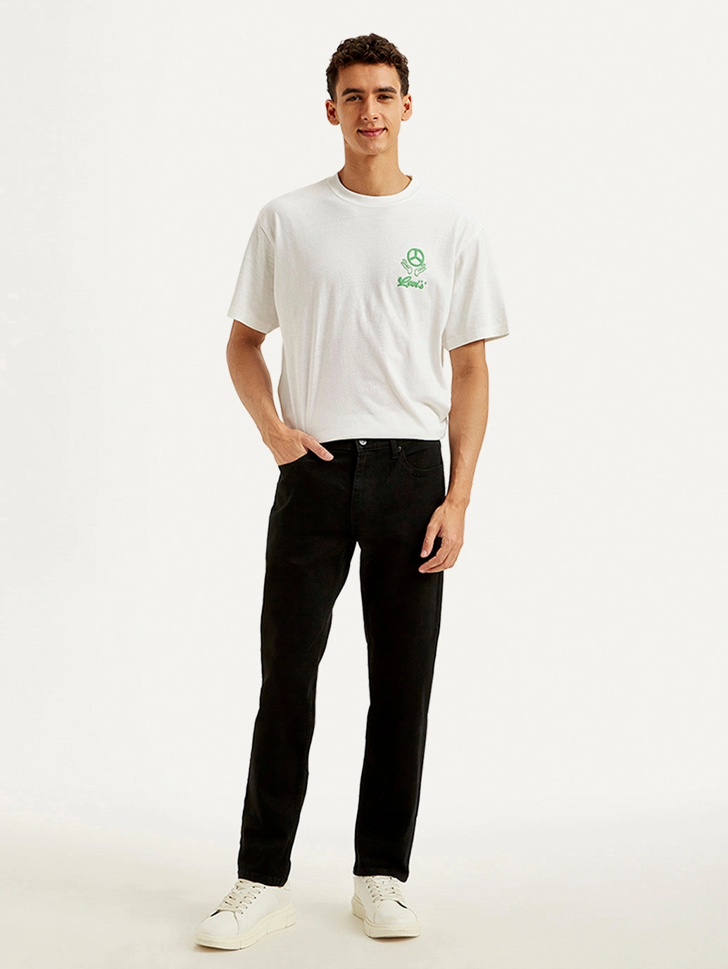 Men's 511 Black Slim Fit Mid Rise Jeans Closet Classic